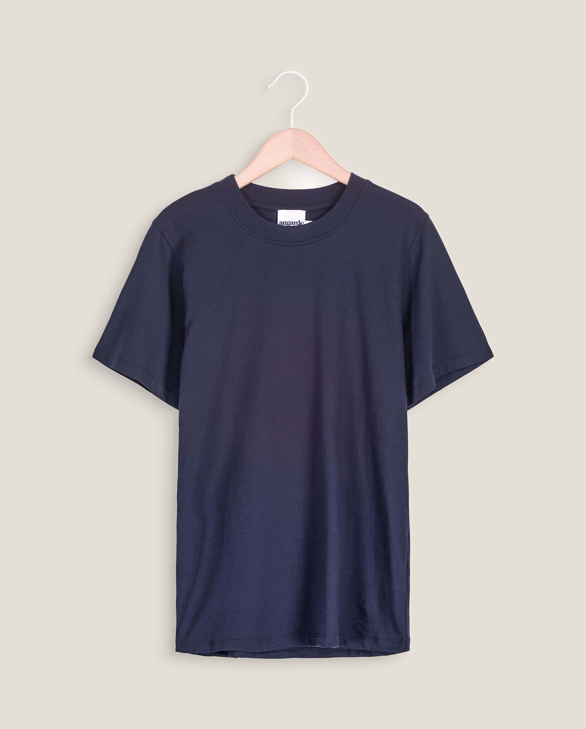 Women's organic cotton t-shirt, navy ANGARDE Blue