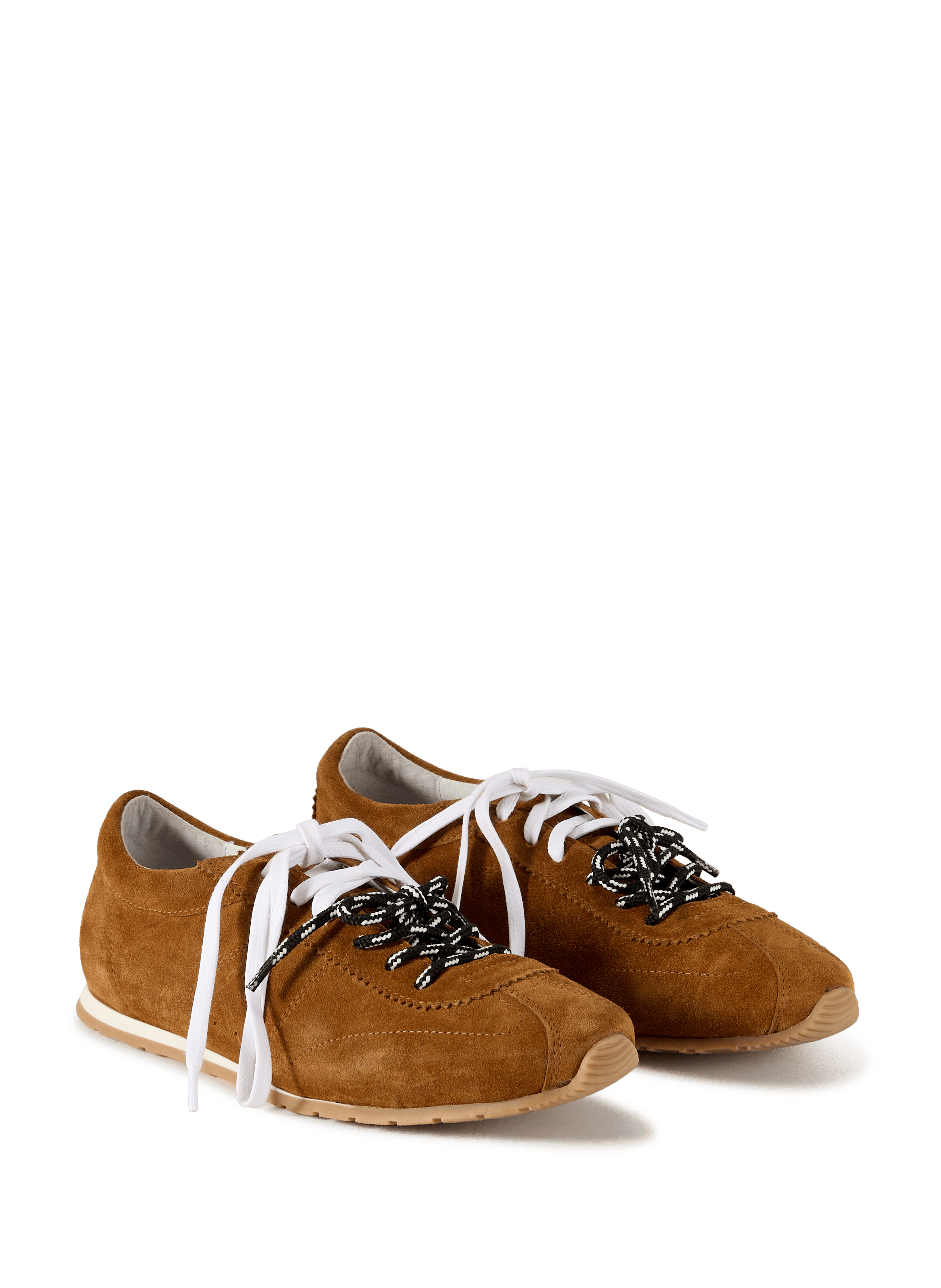 Baskets basses en cuir métallisé SAISON 1865 Bruin