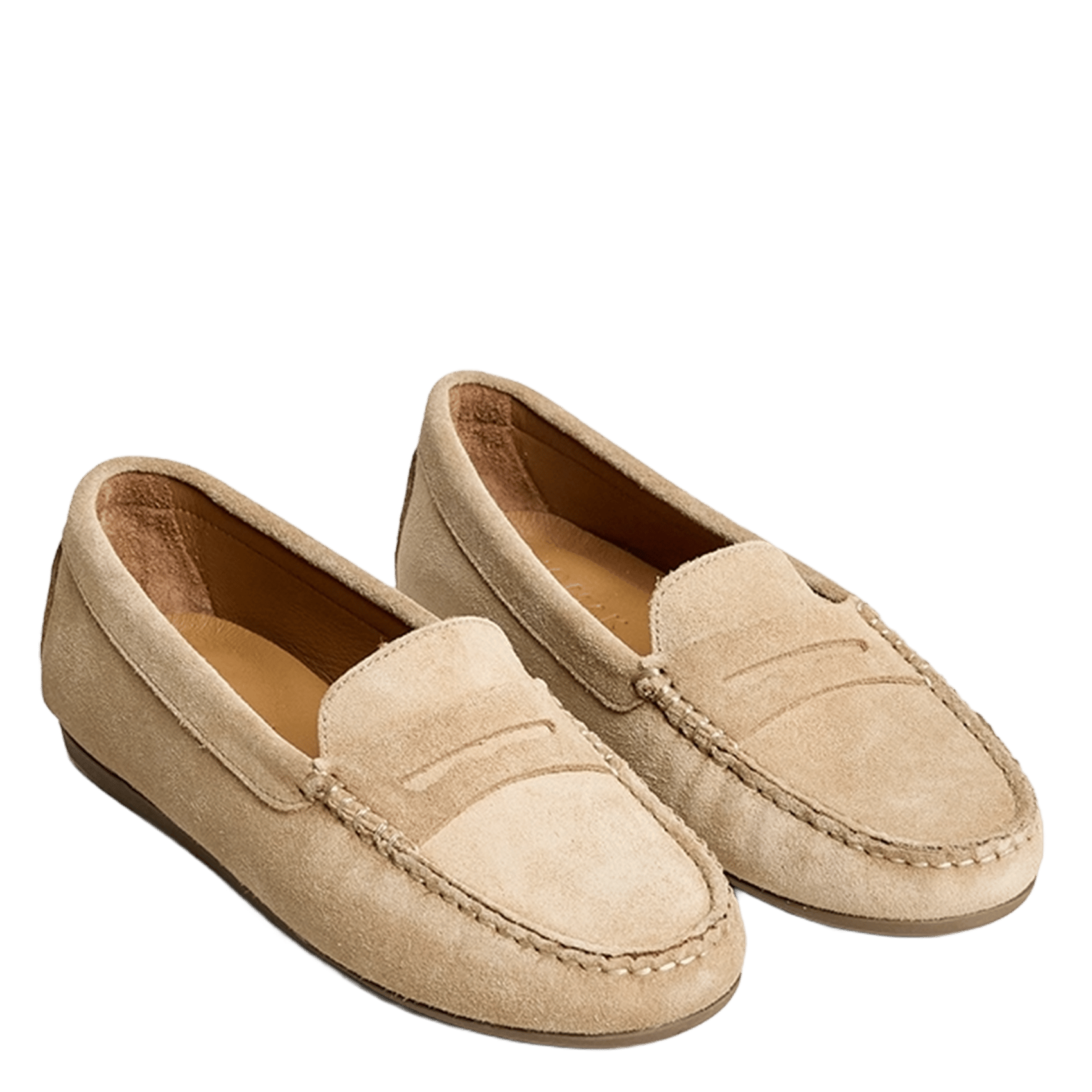 Mocassins en cuir JONAK Beige