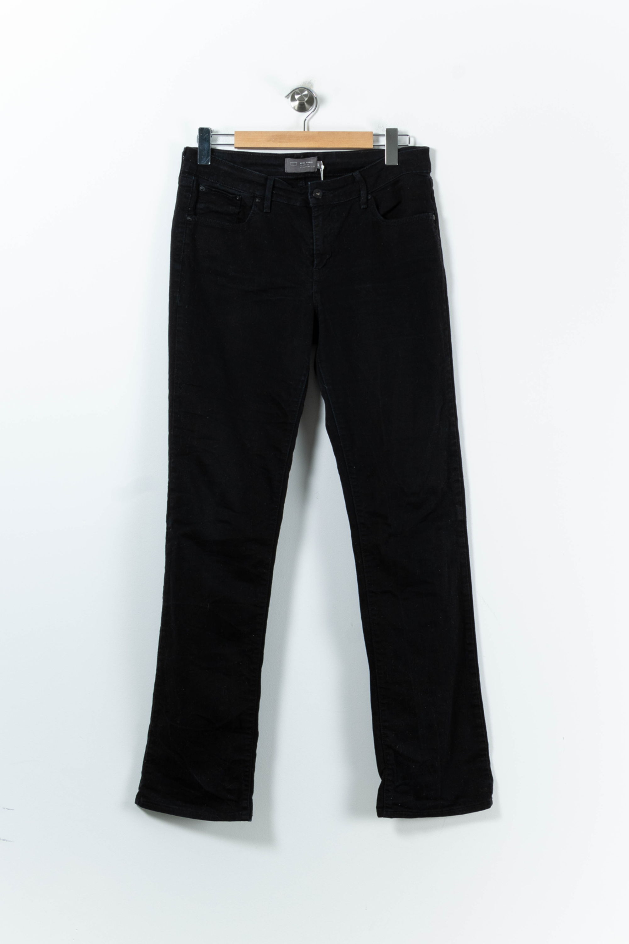 Cropped slim jeans with studs LEVI'S - Seconde main Black