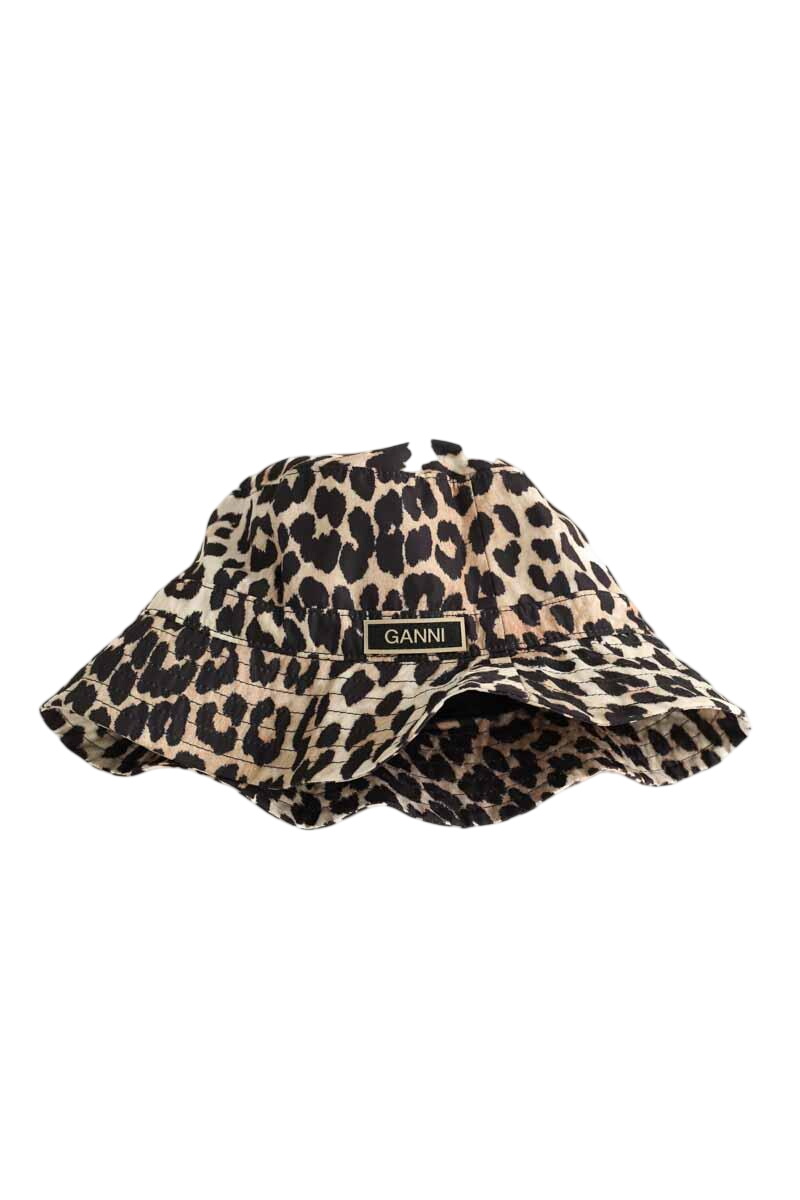 Bucket hat GANNI - Seconde Main Beige
