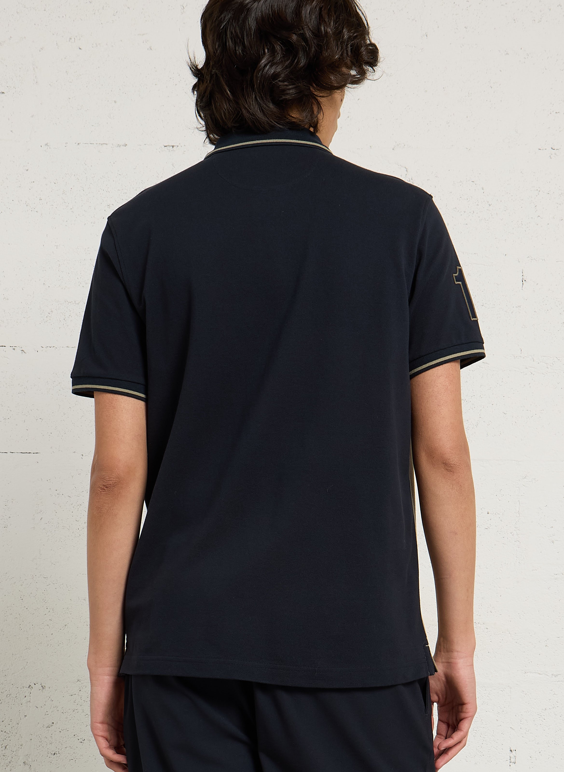 Oversize-Poloshirt aus Baumwolle EDEN PARK Beige