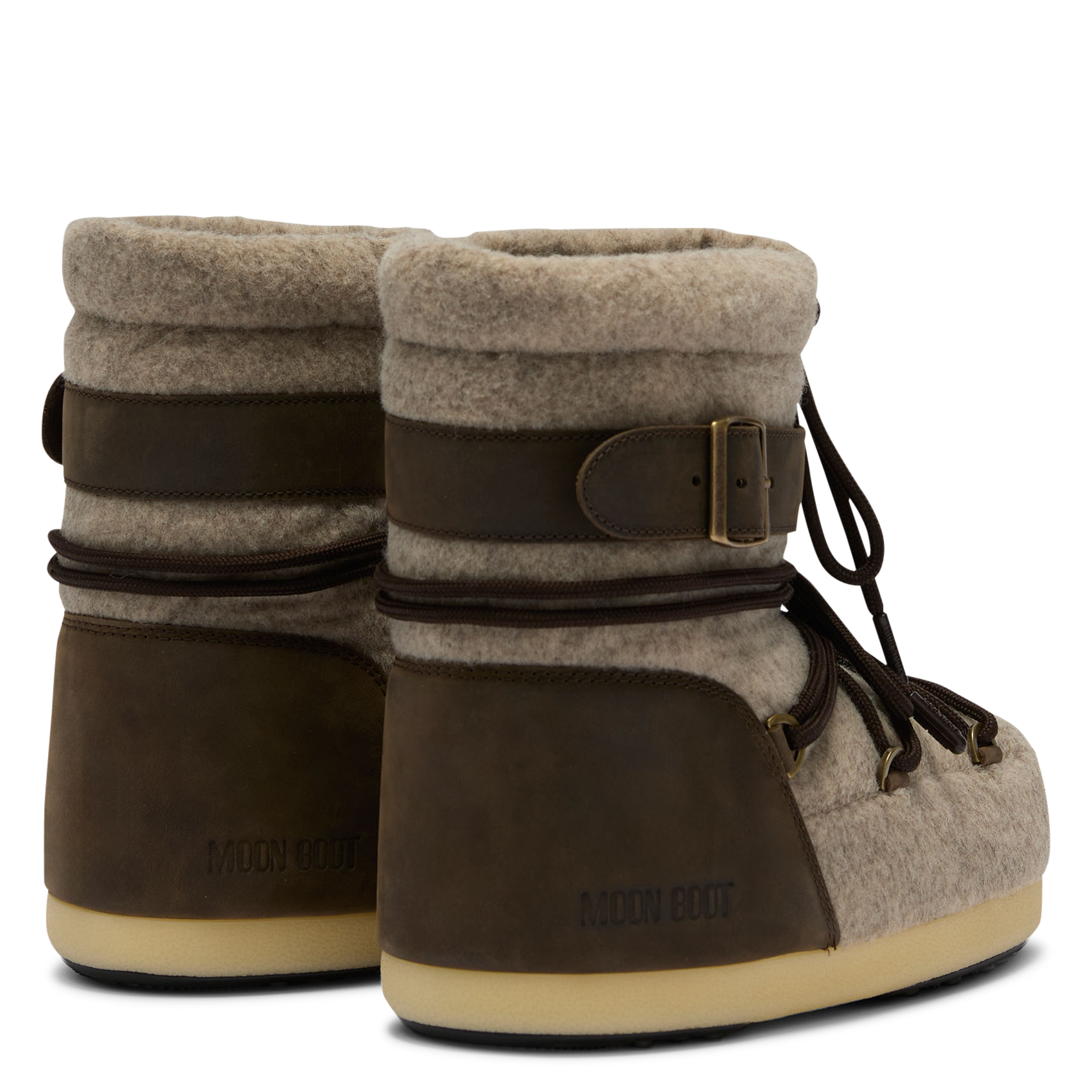 Bottes à lacets MOON BOOT Marron