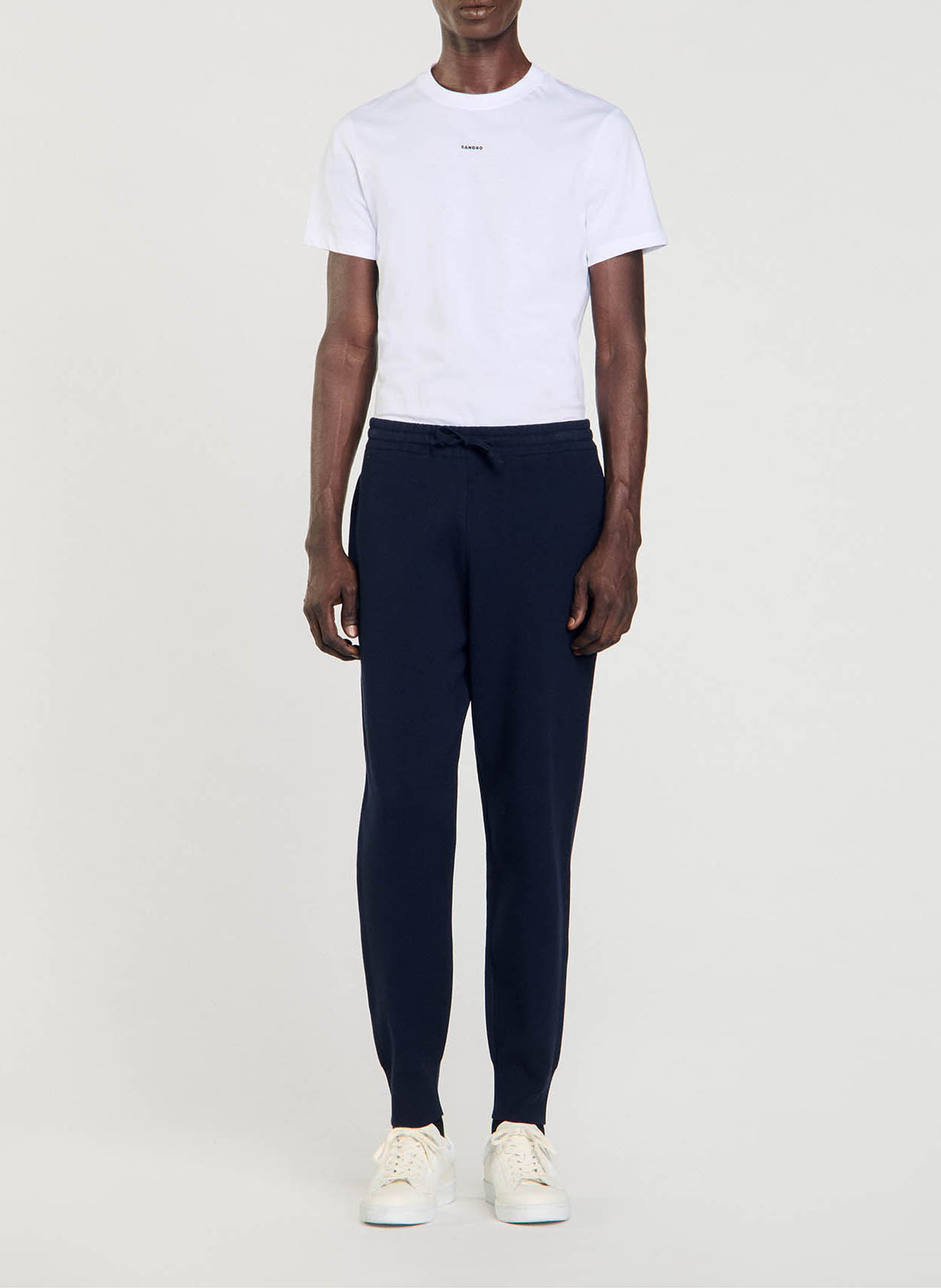 Knit track pants SANDRO Blue