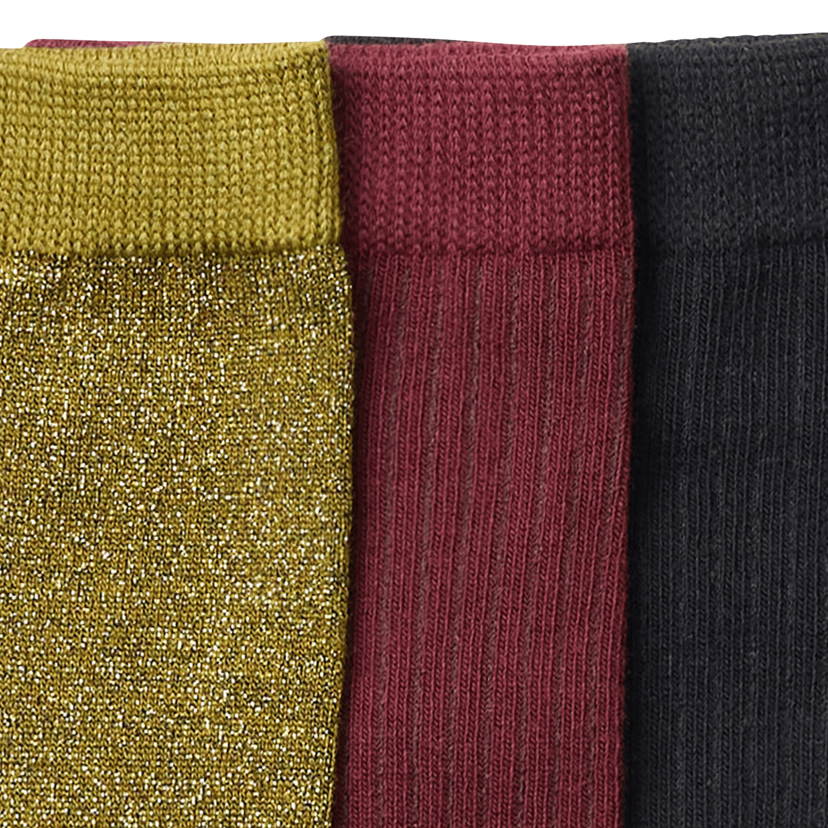 Pack 3 chaussettes en coton bio SELECTED Vert