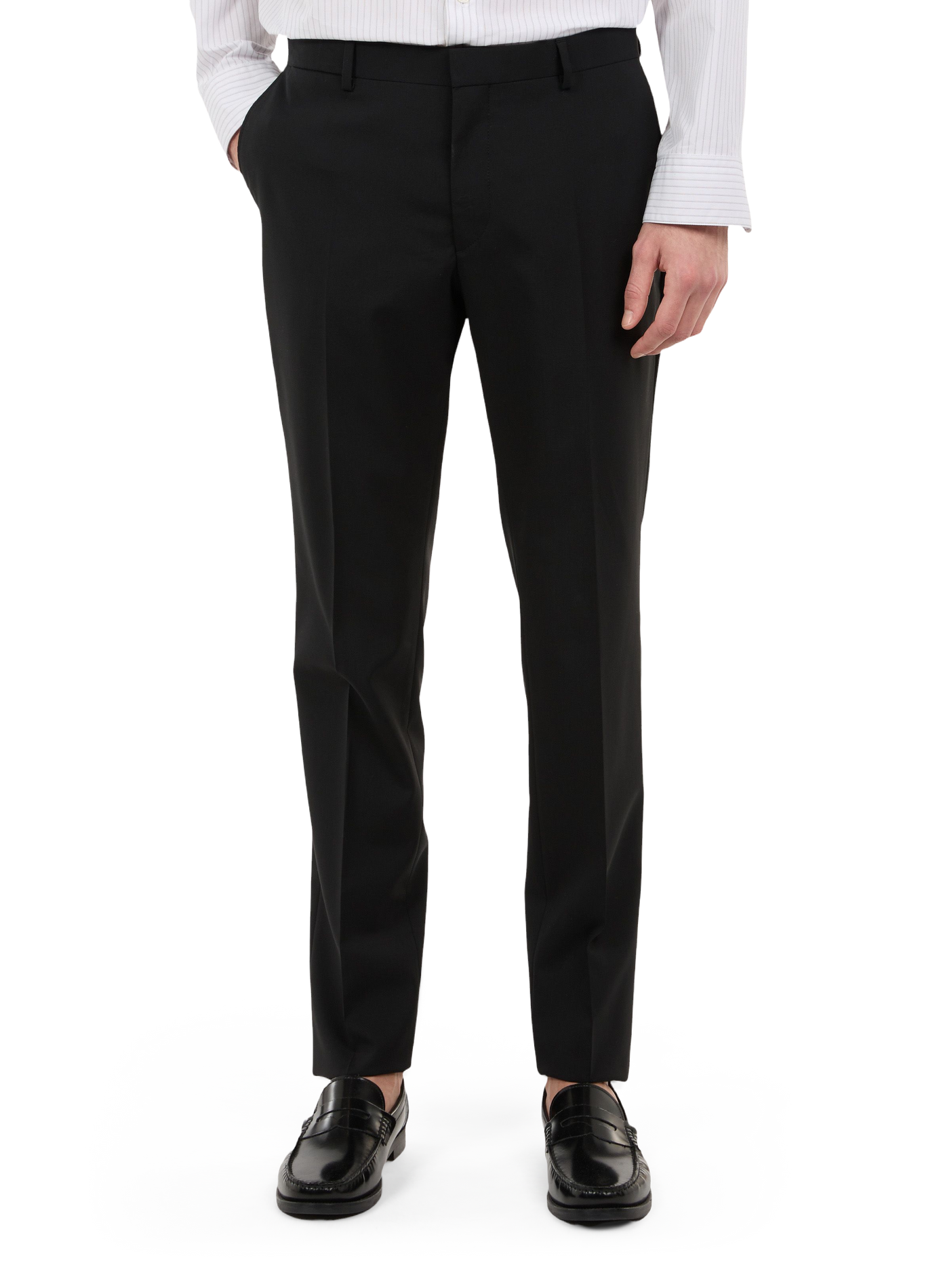 Wool Caph Pants SAISON 1865 Black