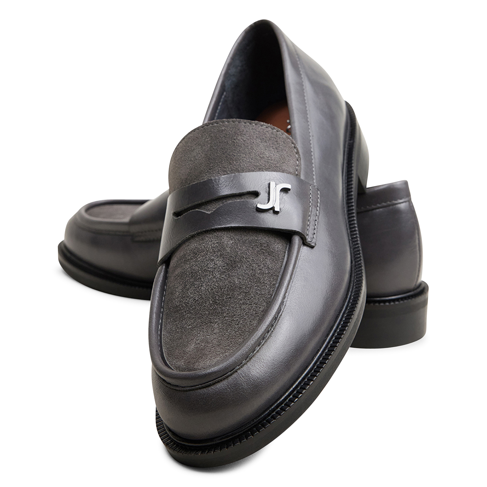 Patent leather pumps JONAK Grey