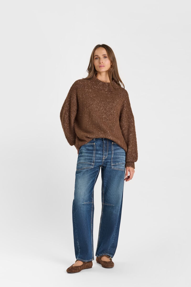 Nyx sweater LE TEMPS DES CERISES Brown