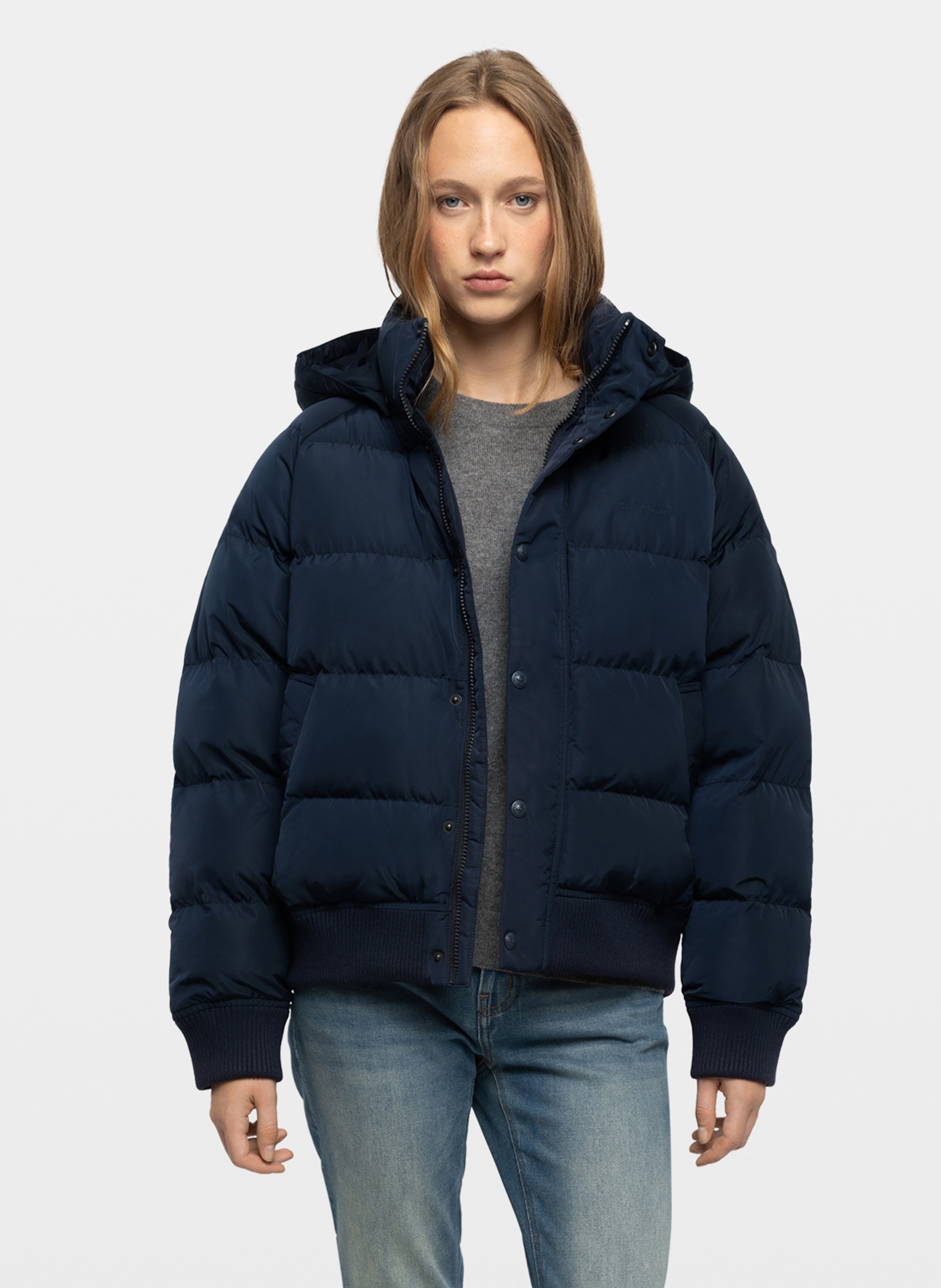 Doudoune droite col à capuche ZADIG&VOLTAIRE Bleu