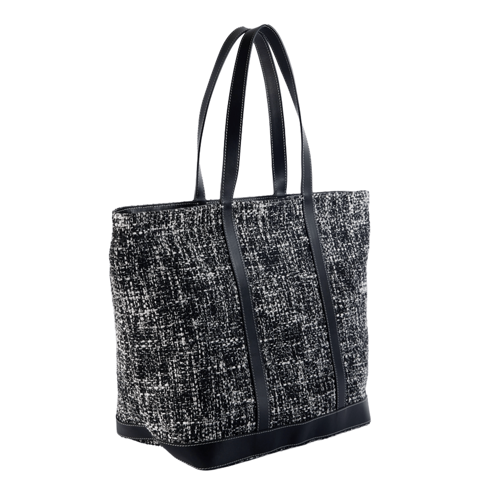 Cabas effet tweed VANESSA BRUNO Blanc