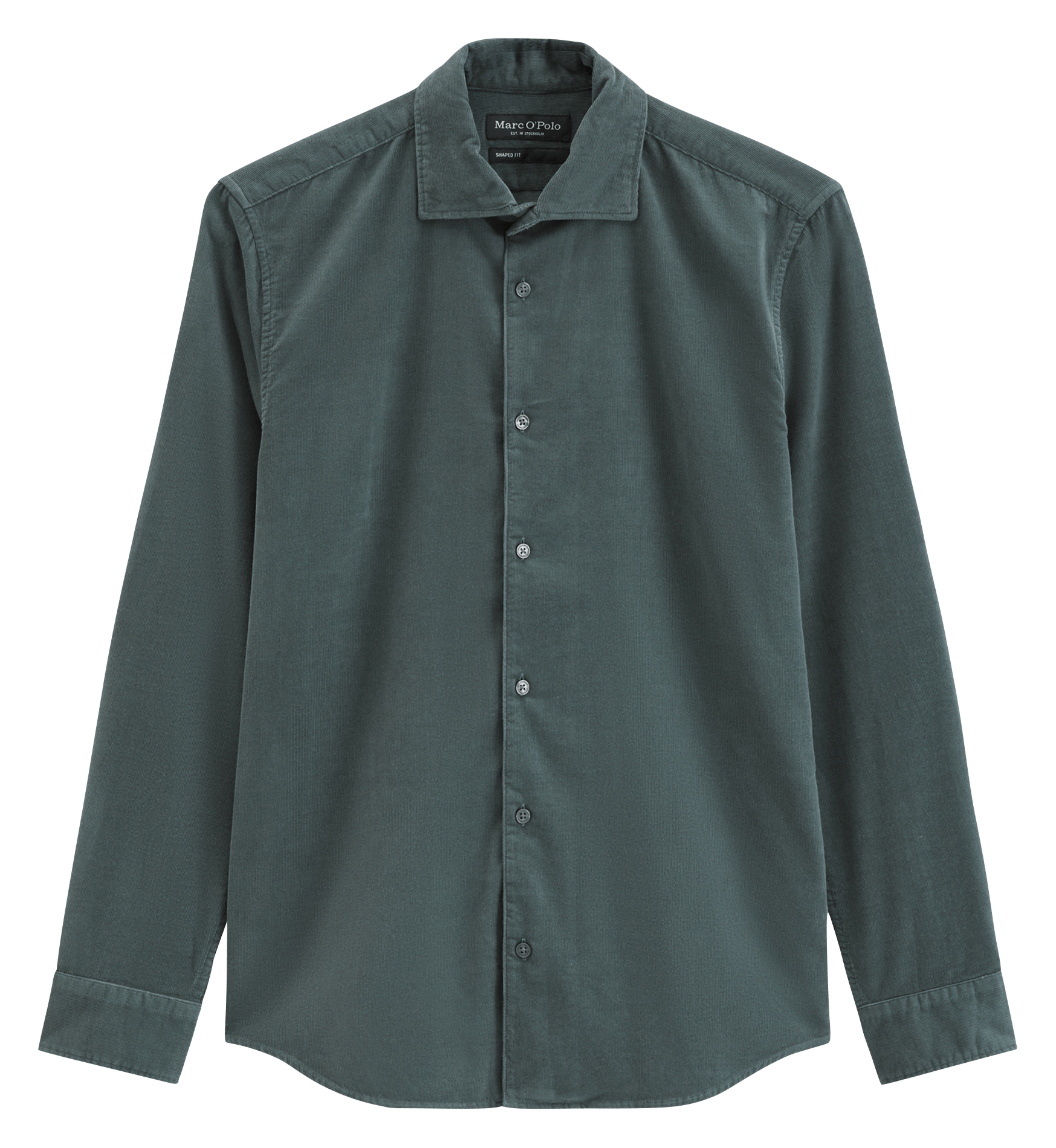 Katoenen blouse met klassieke kraag MARC O'POLO Grijs