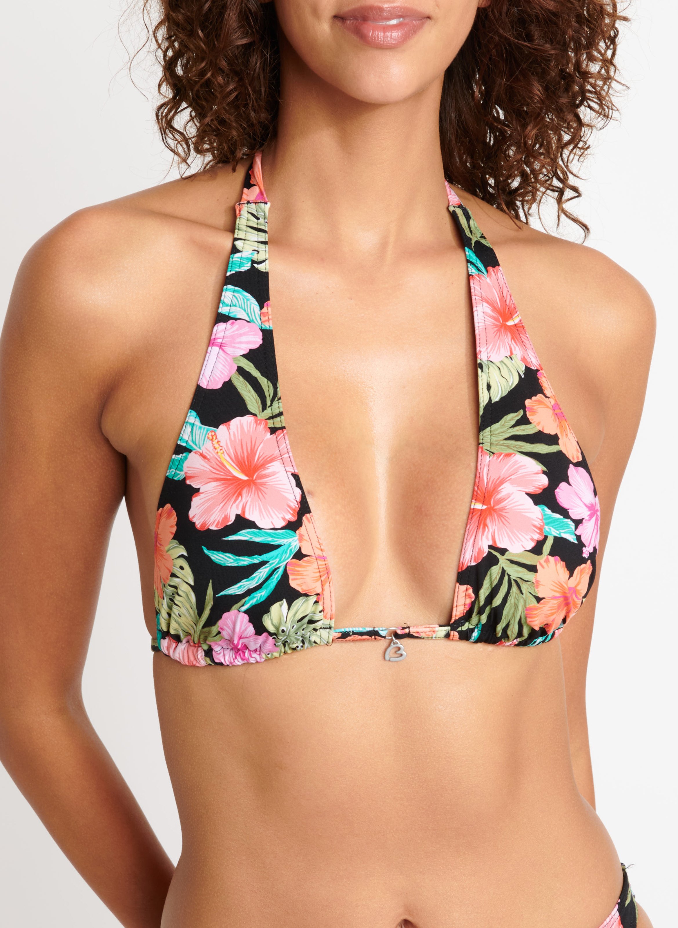 Haut de maillot imprimé  BANANA MOON Noir