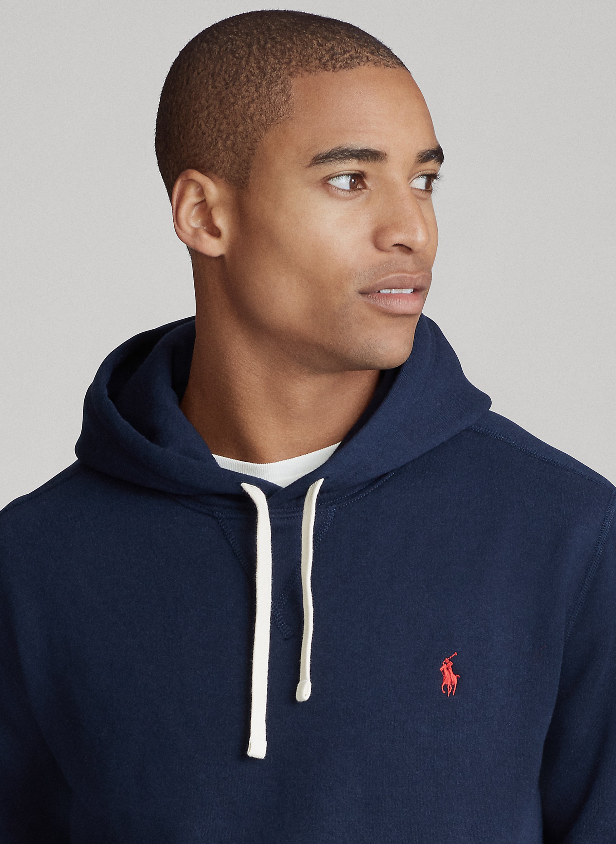 Kapuzensweatshirt aus Baumwoll-Mix, Regular Fit Blau