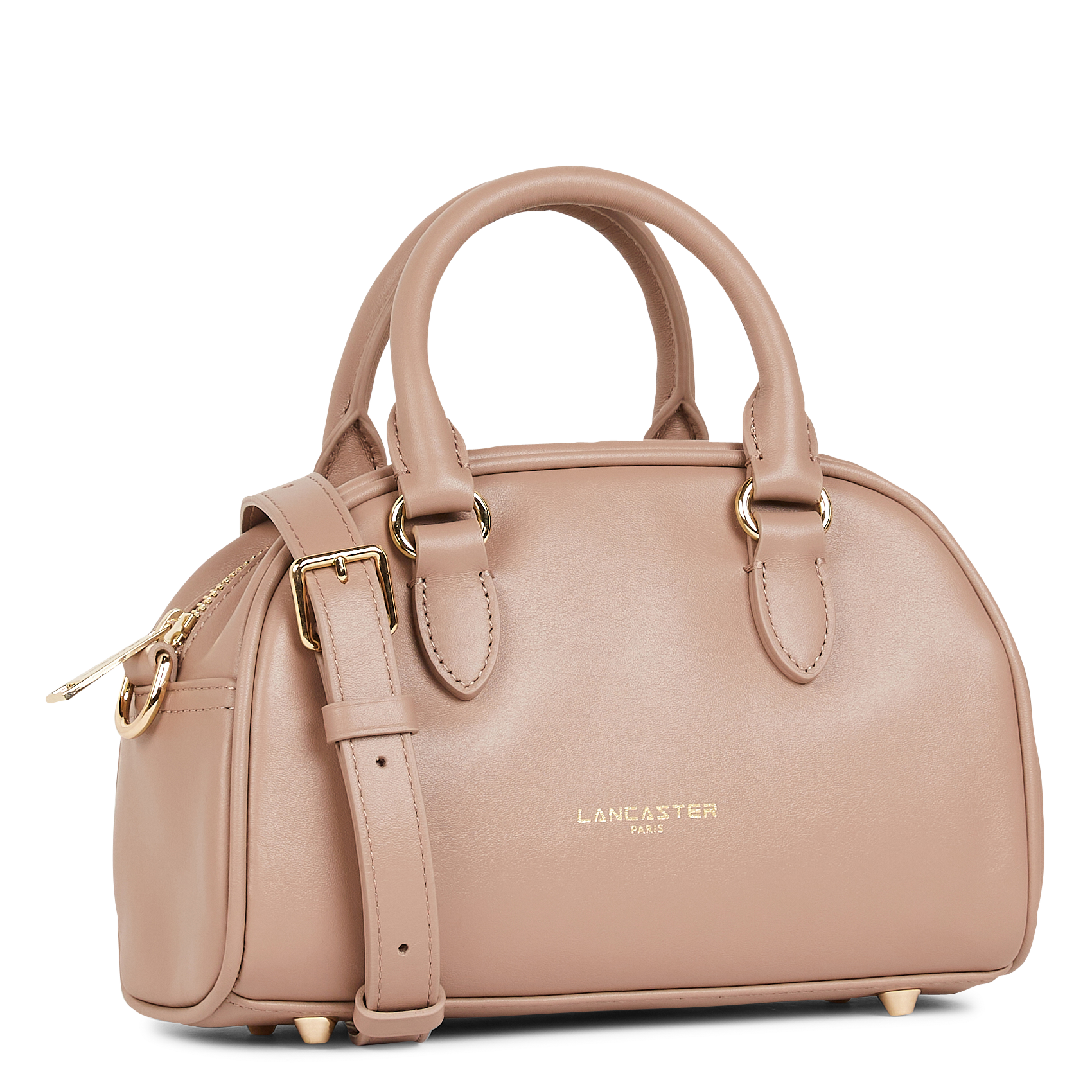 Bowlingtasche aus Leder LANCASTER PARIS Grau