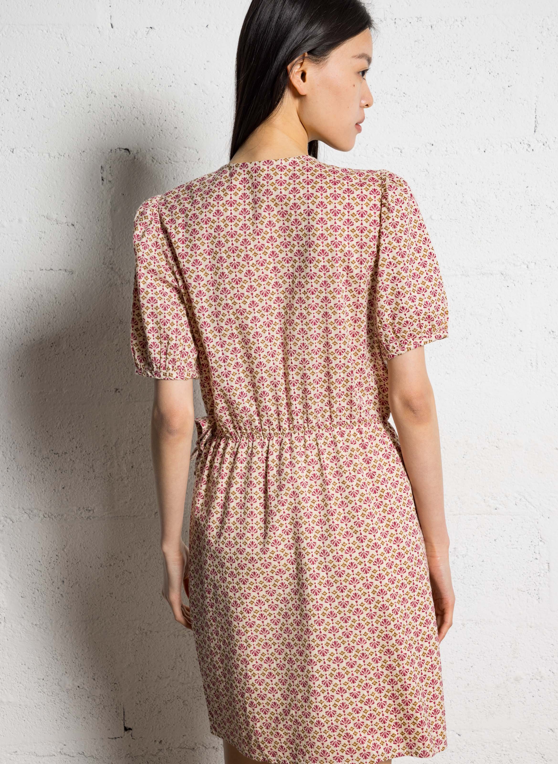 Abito aderente in cotone I CODE Rosa