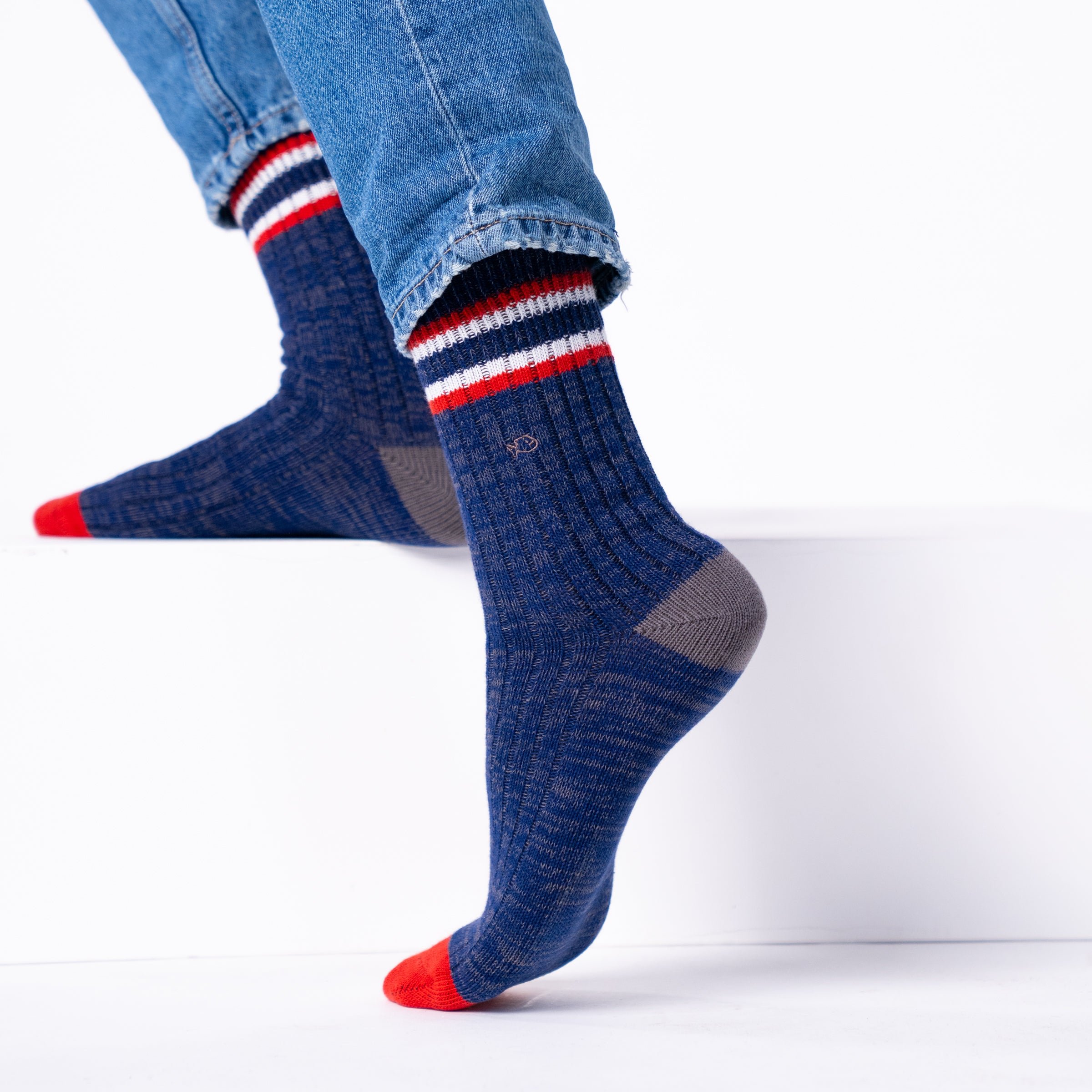 Thick cotton club socks BILLYBELT Blue