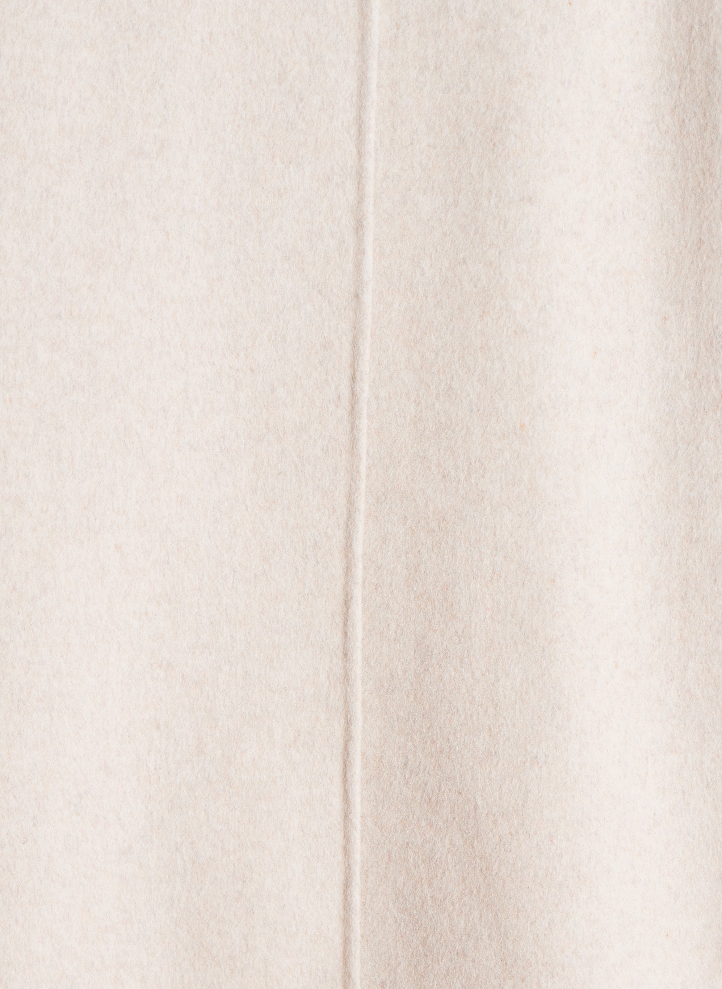 Wool-blend coat with tailored collar LA FEE MARABOUTEE White