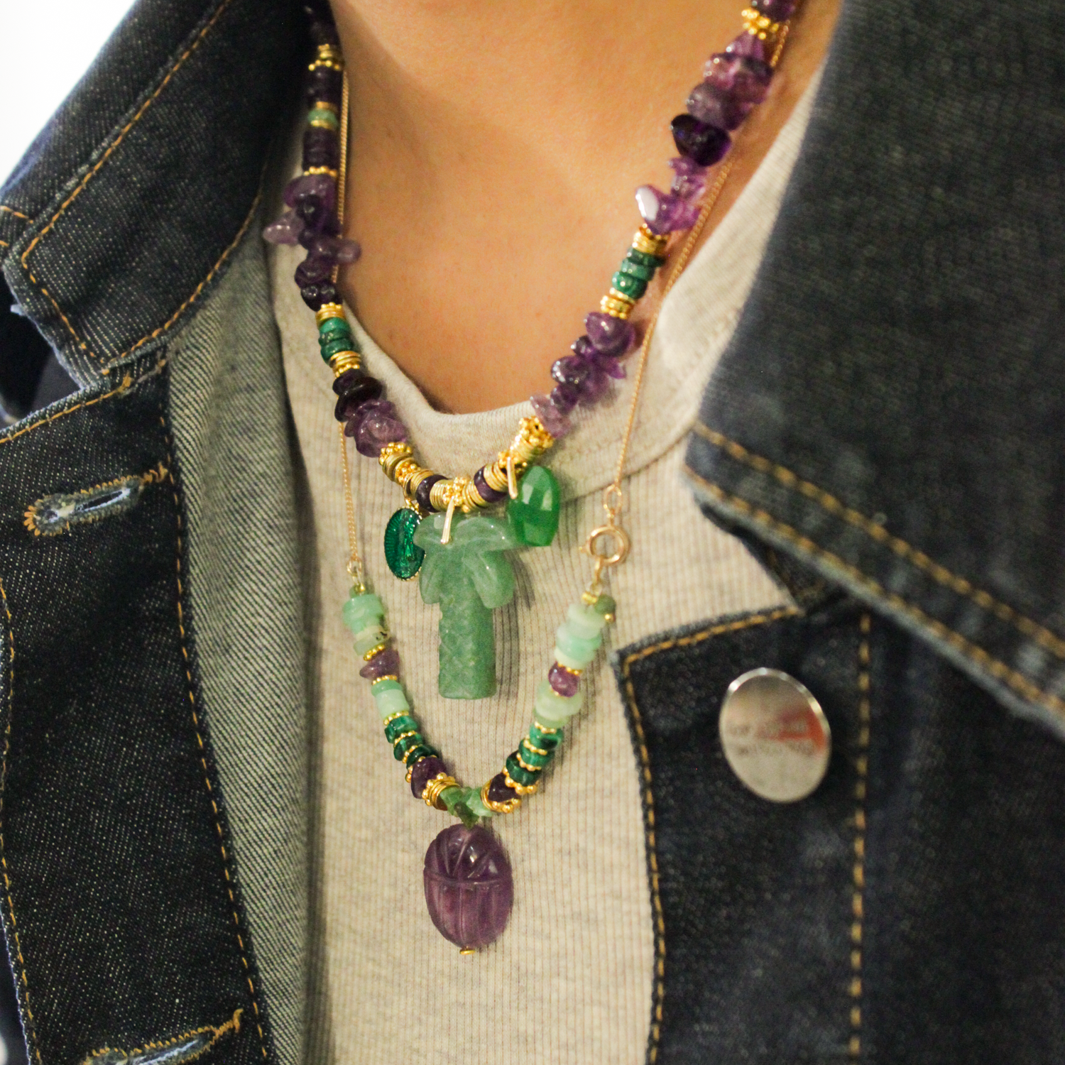 Collier crunchs grirgis - margaux L'ATELIER DES DAMES Doré