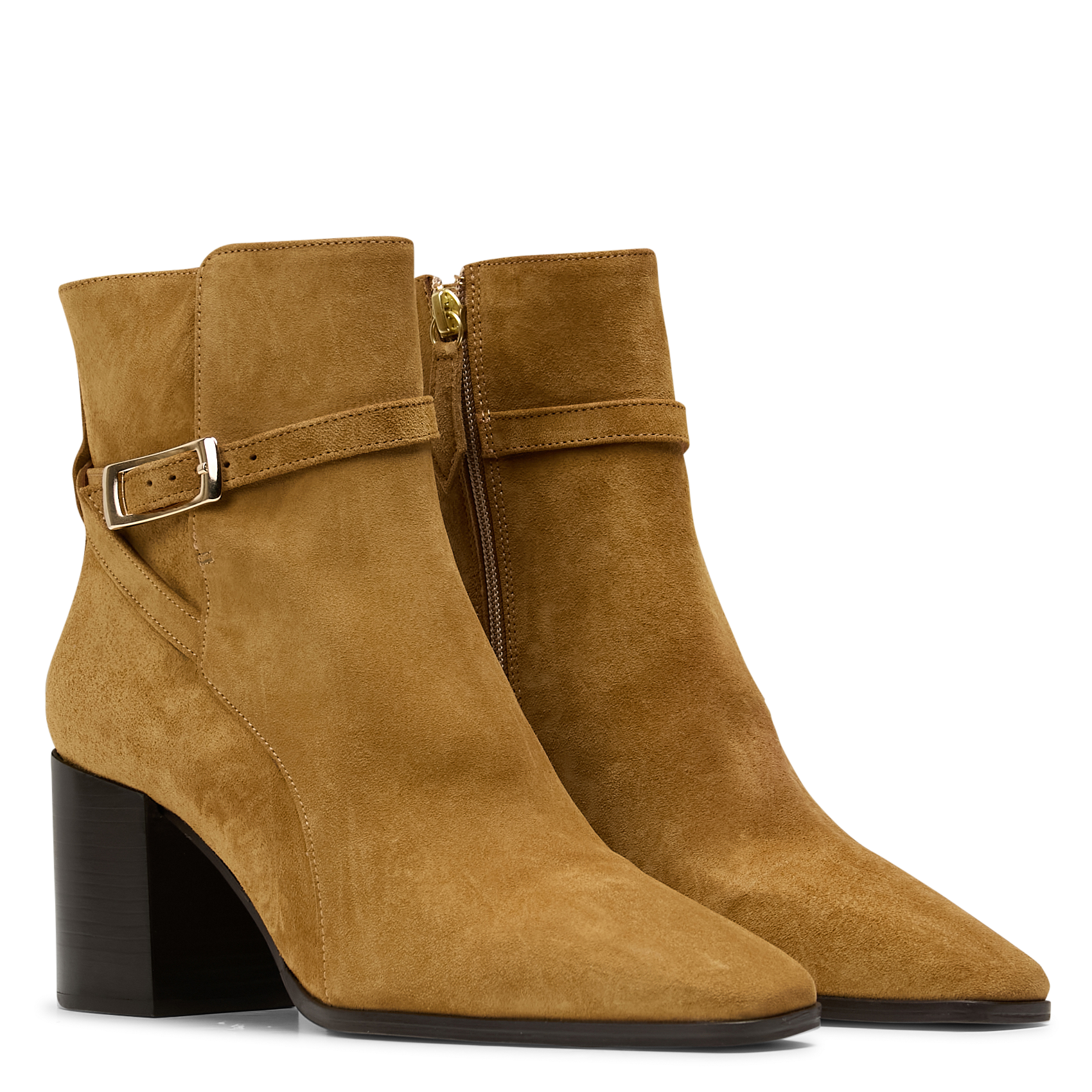 Bottines en cuir RIVECOUR Kaki