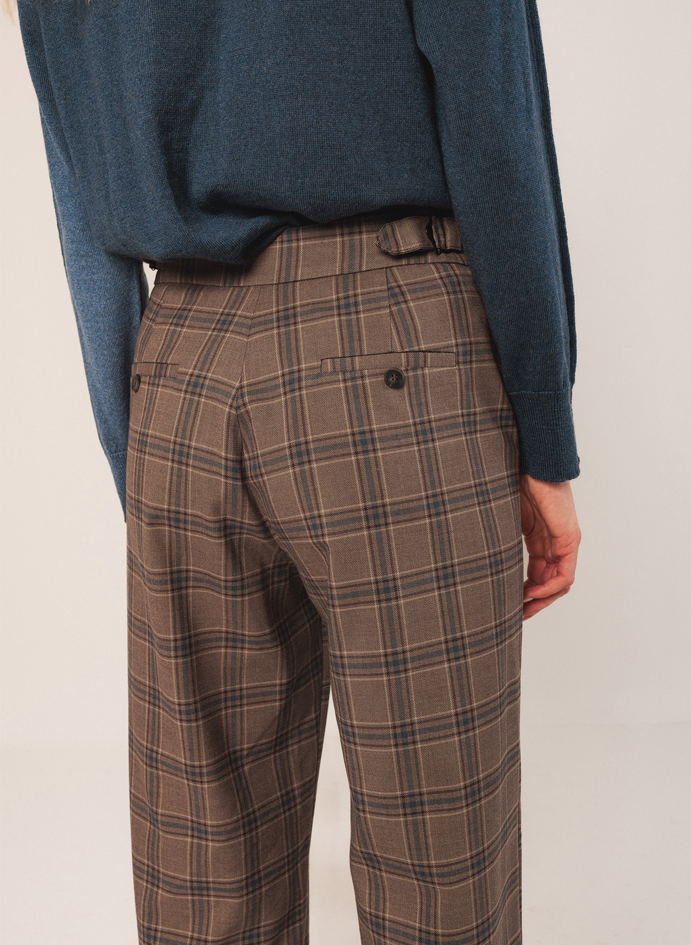 Wide trousers INDI & COLD Brown