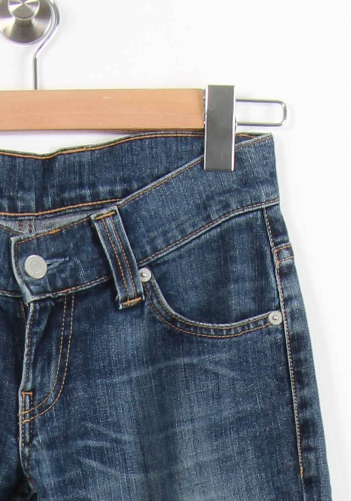 Cropped slim jeans with studs LEVI'S - Seconde main Blue