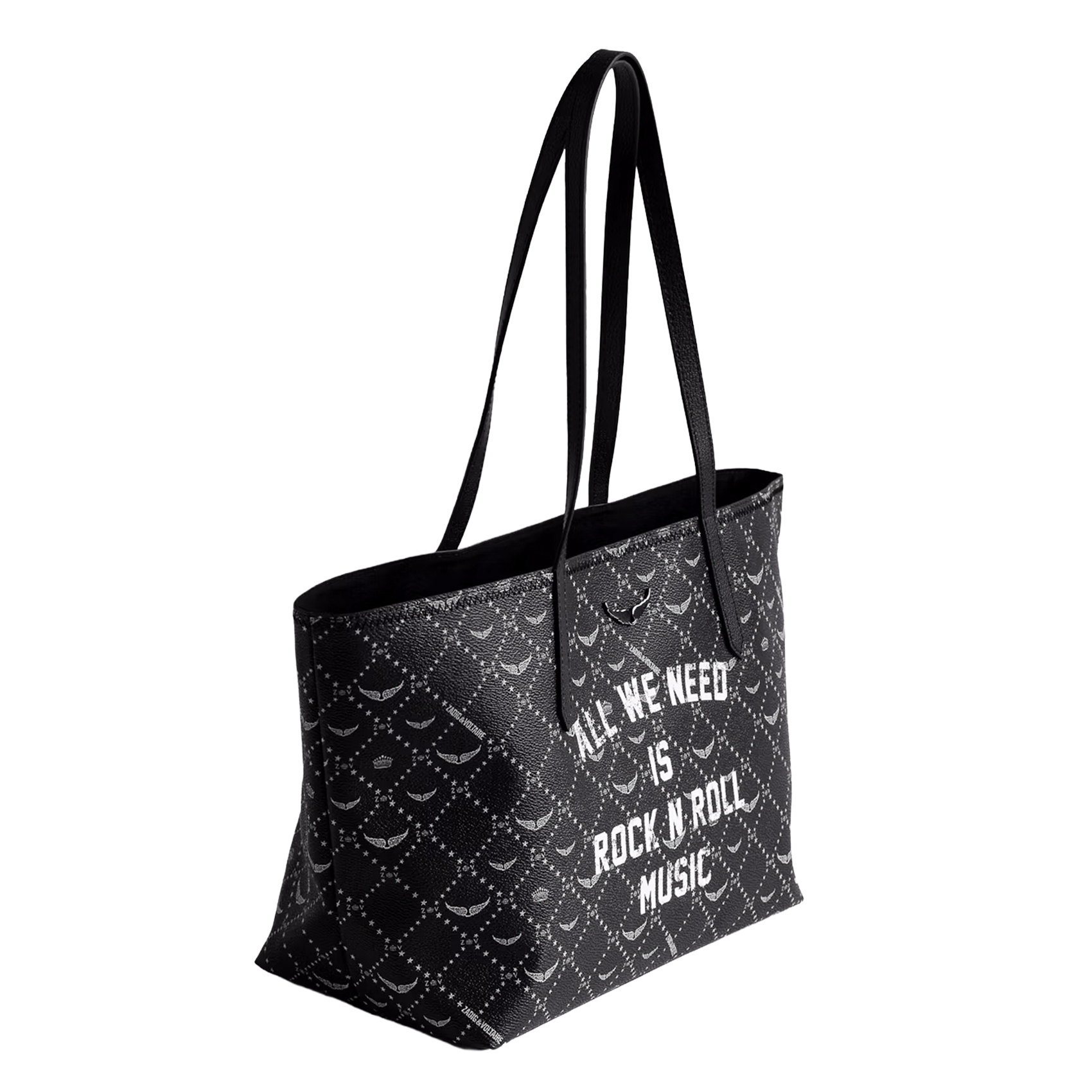 Monogram tote bag ZADIG&VOLTAIRE Black