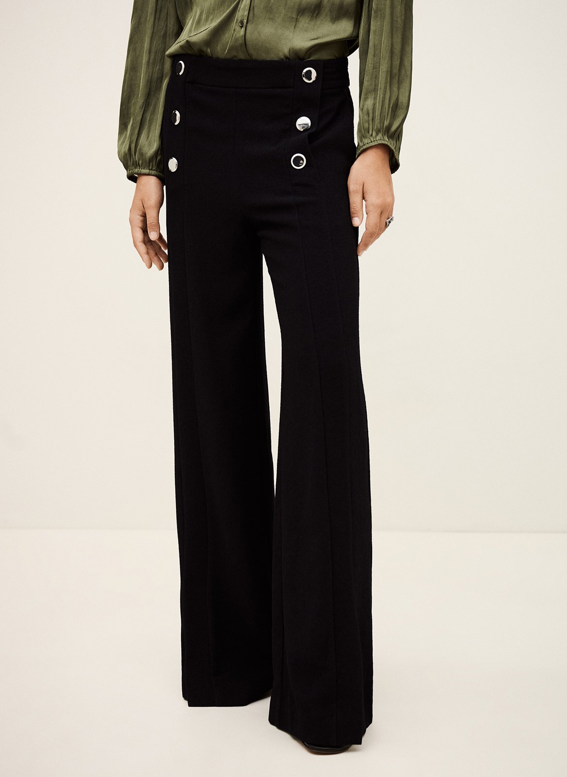 Wide trousers BA&SH Blue