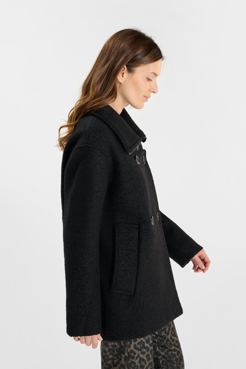 Coat LE TEMPS DES CERISES Black