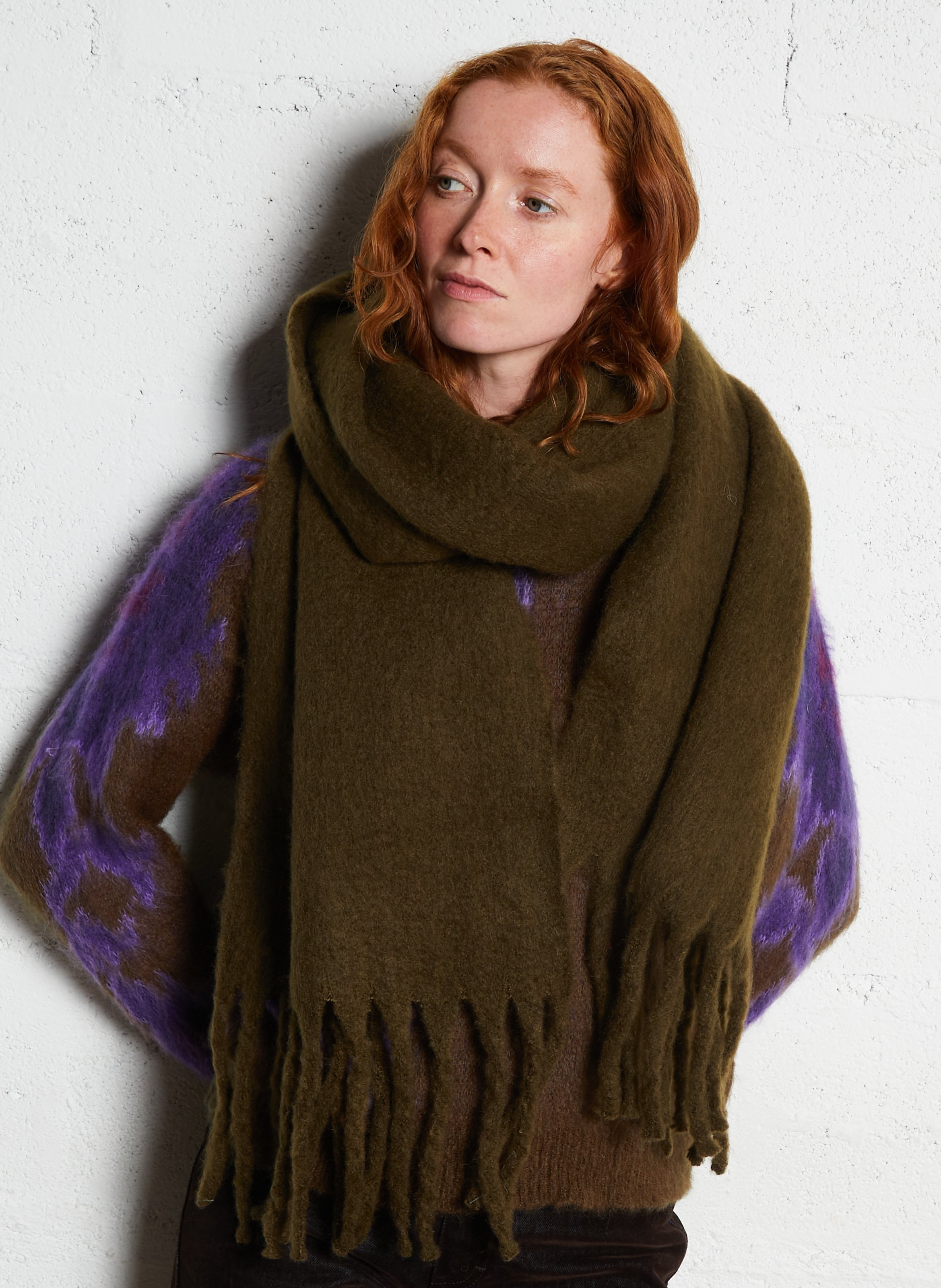 Knit scarf LA FEE MARABOUTEE