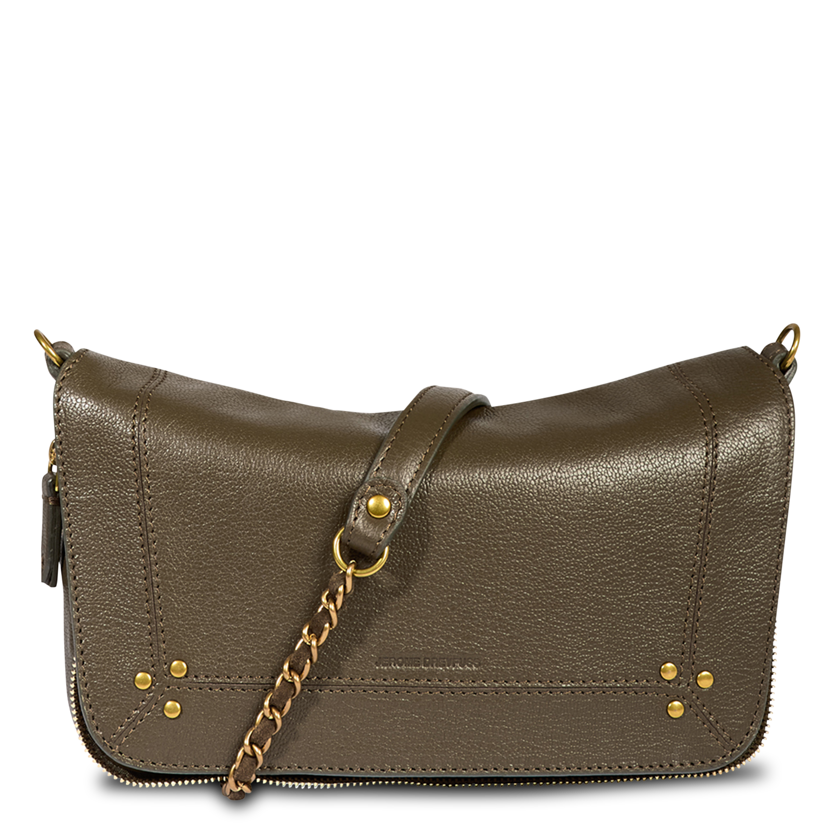 Leather shoulder bag JEROME DREYFUSS