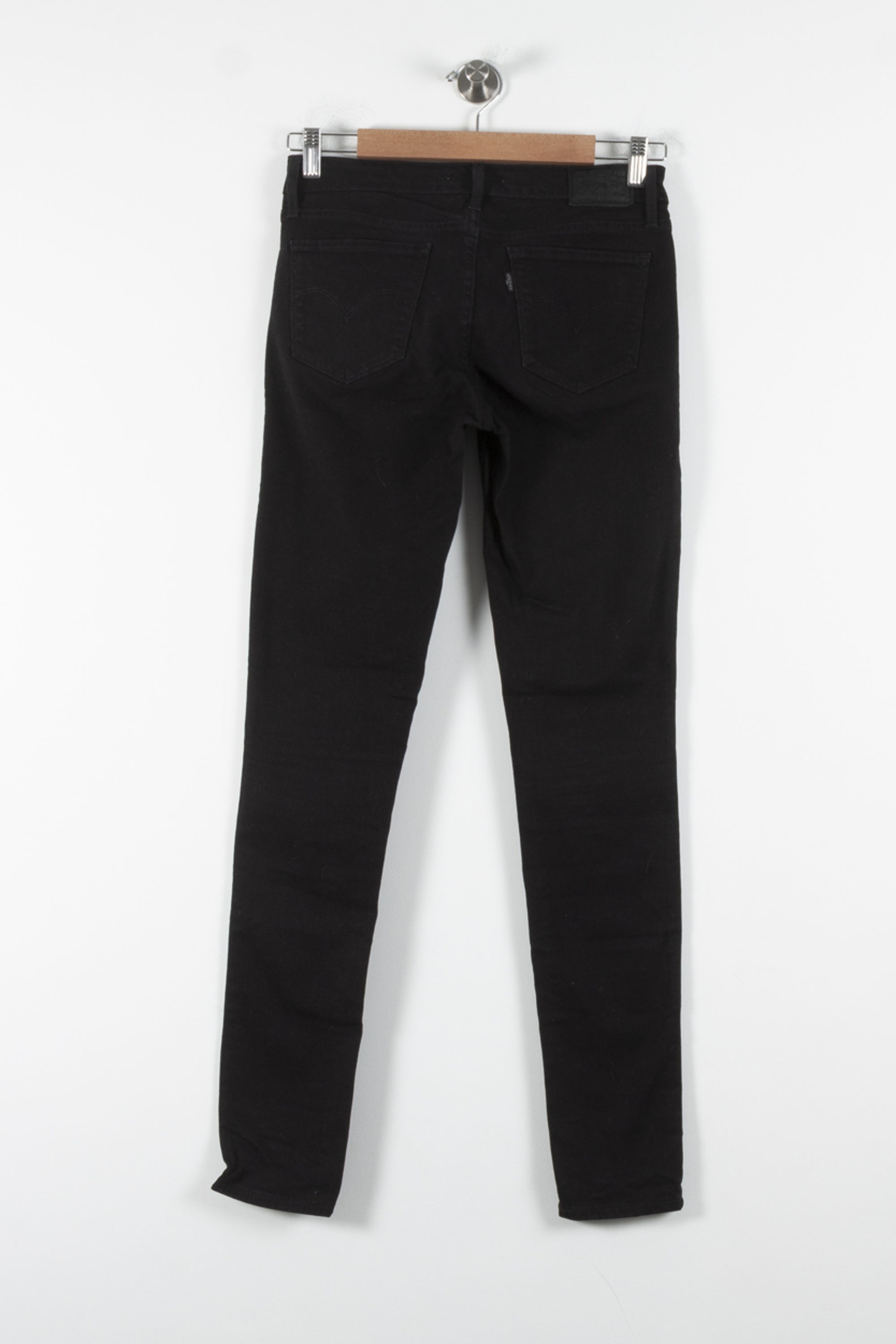 Cropped slim jeans with studs LEVI'S - Seconde main Black