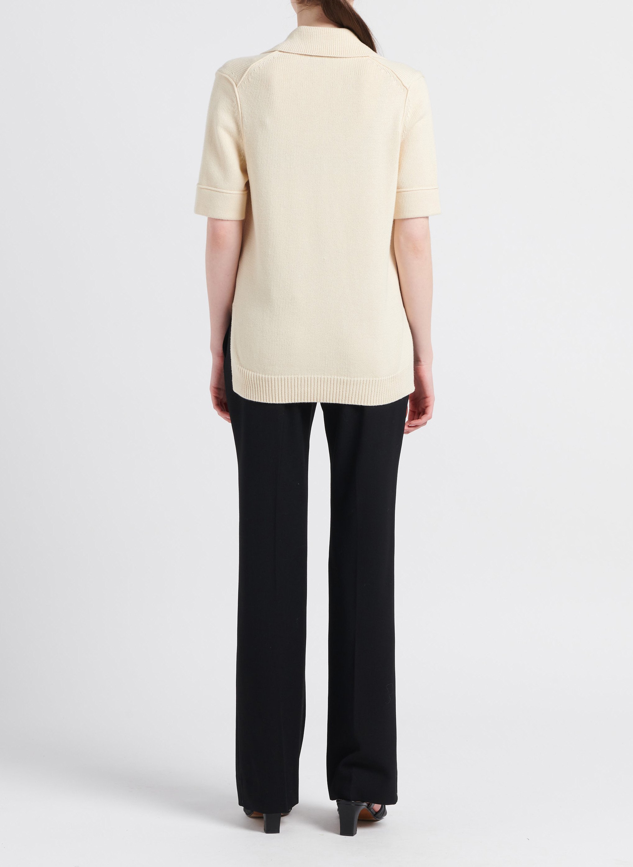 Rechte, wollen broek IRO Zwart