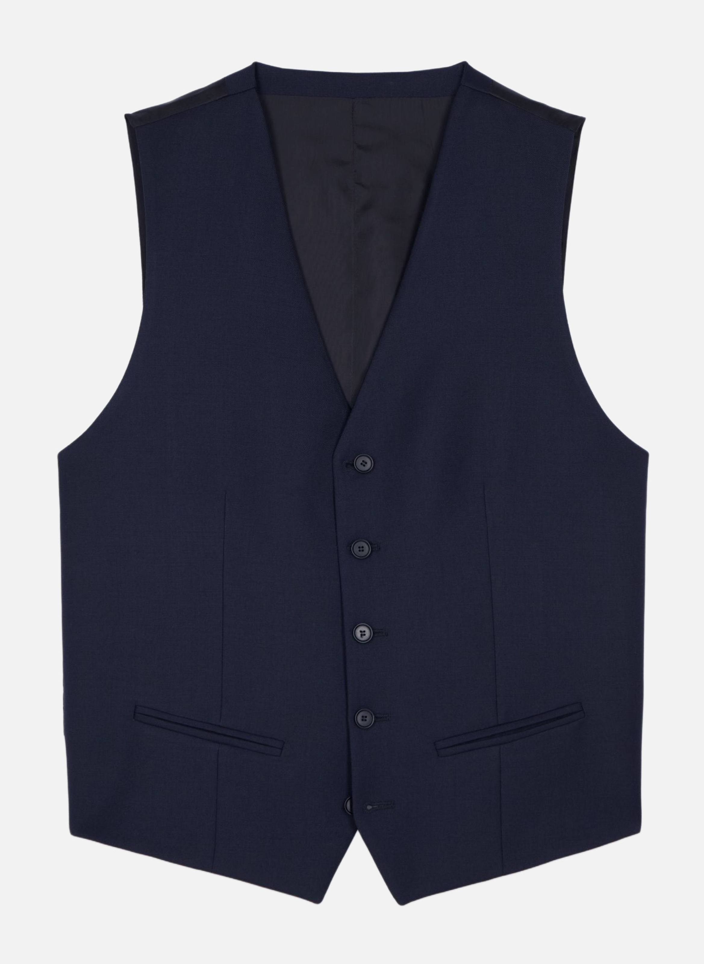 Navy wool suit vest THE KOOPLES Blue