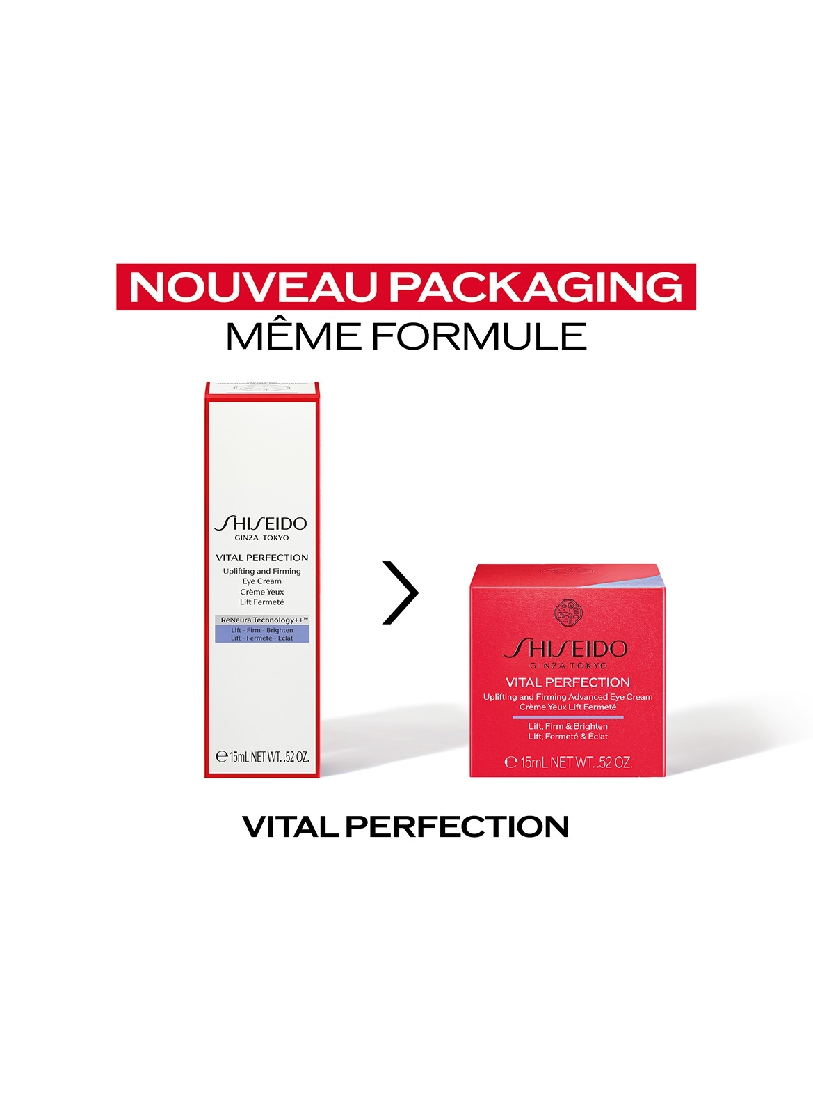 Straffende Augencreme SHISEIDO No color