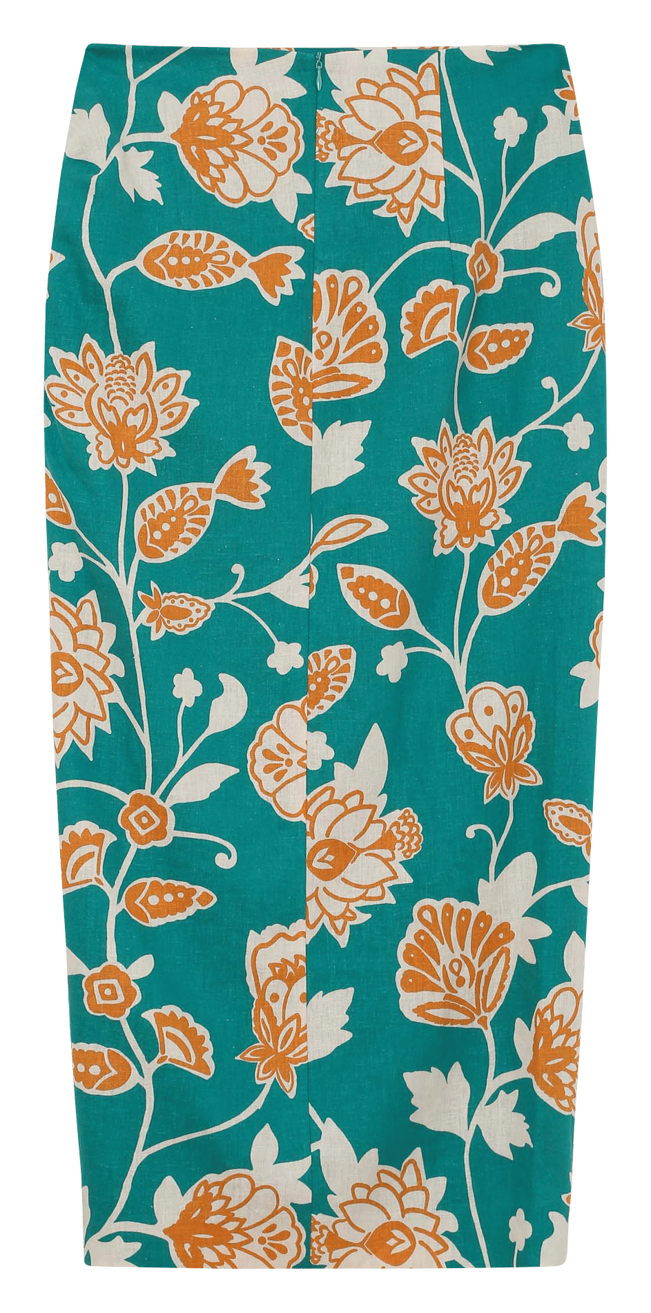 Jupe midi imprimé fleuri GRACE ET MILA Vert