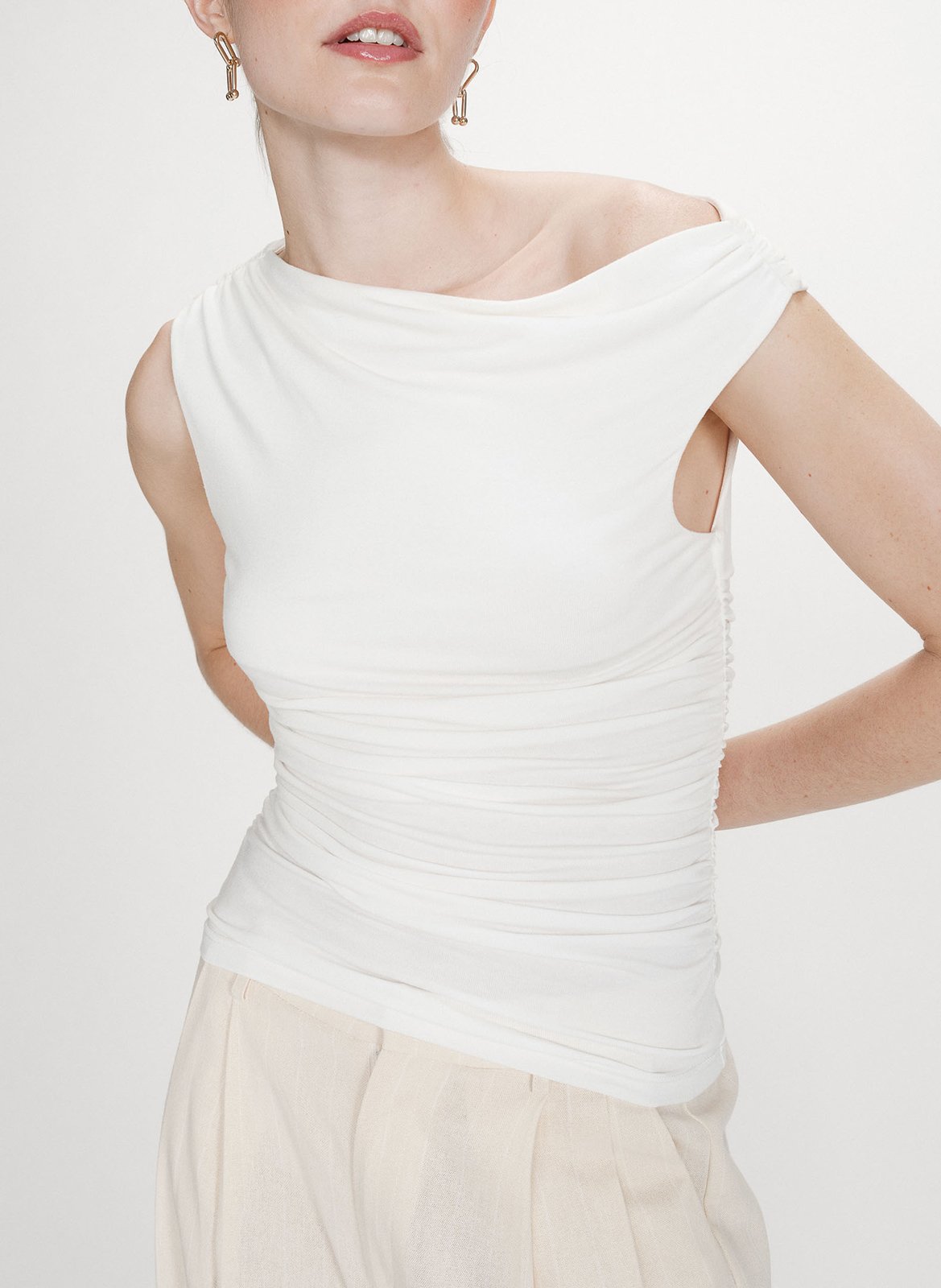 TOP GRACE ET MILA Beige