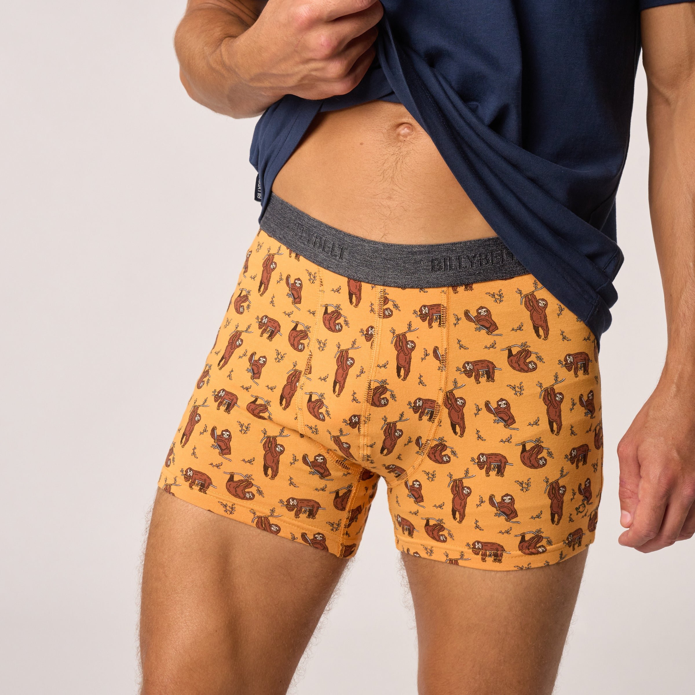 Organic cotton boxers Yellow