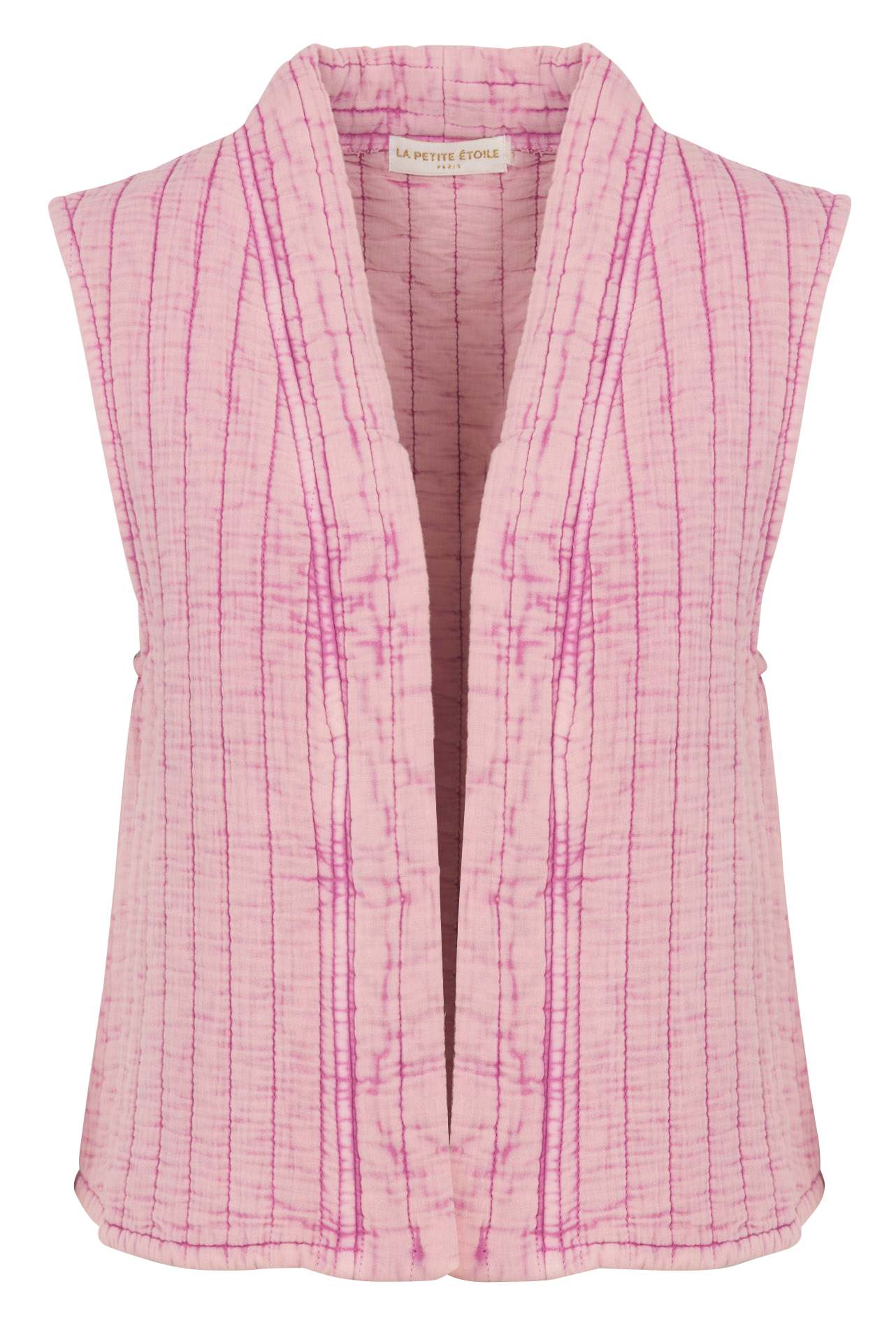 Quilted straight-cut jacket LA PETITE ETOILE Pink