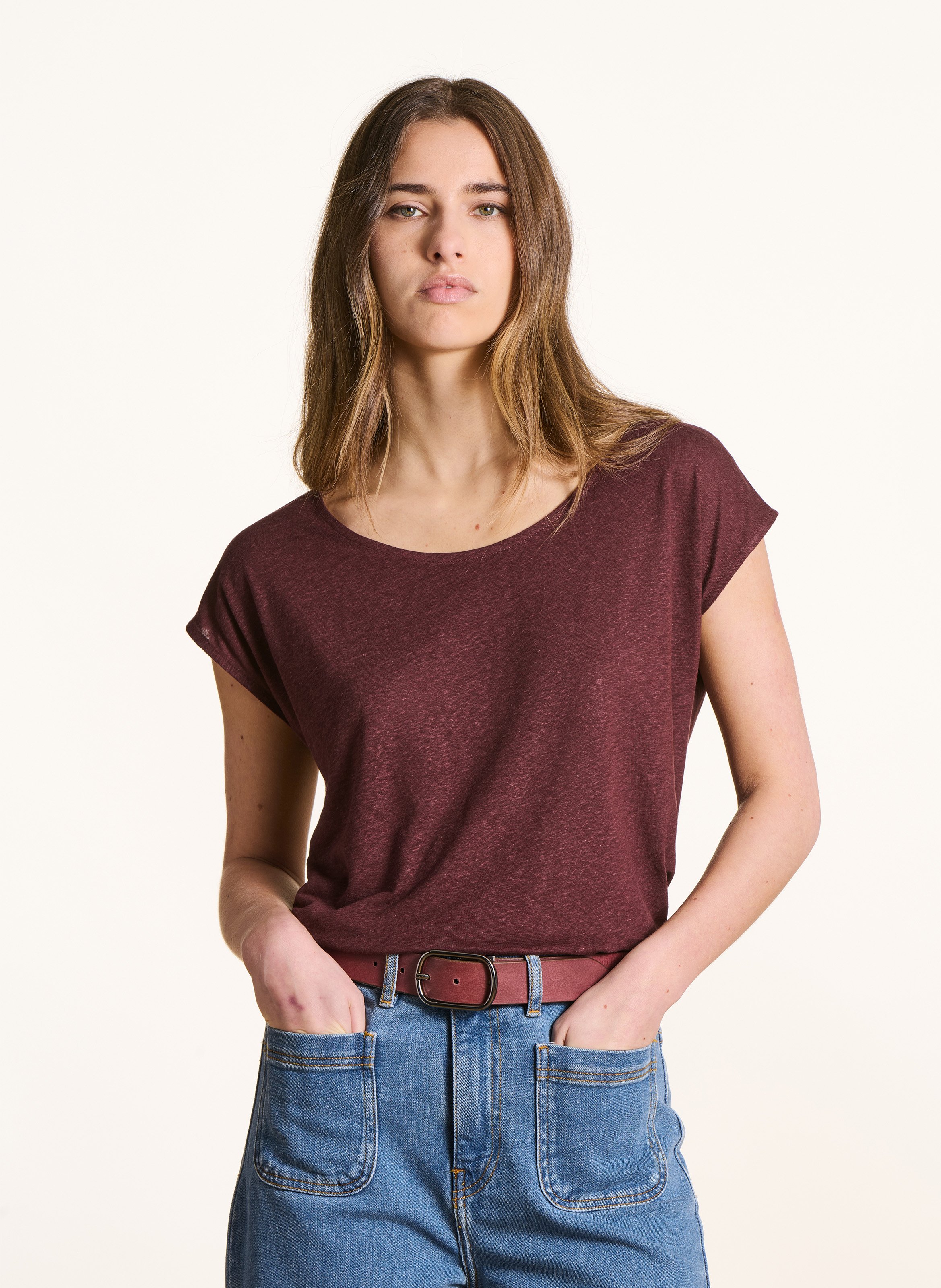 Tee-shirt oversize col rond LA FEE MARABOUTEE