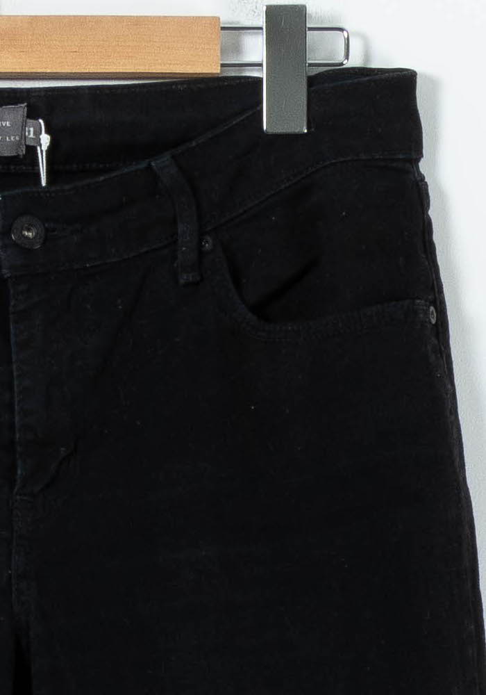 Cropped slim jeans with studs LEVI'S - Seconde main Black