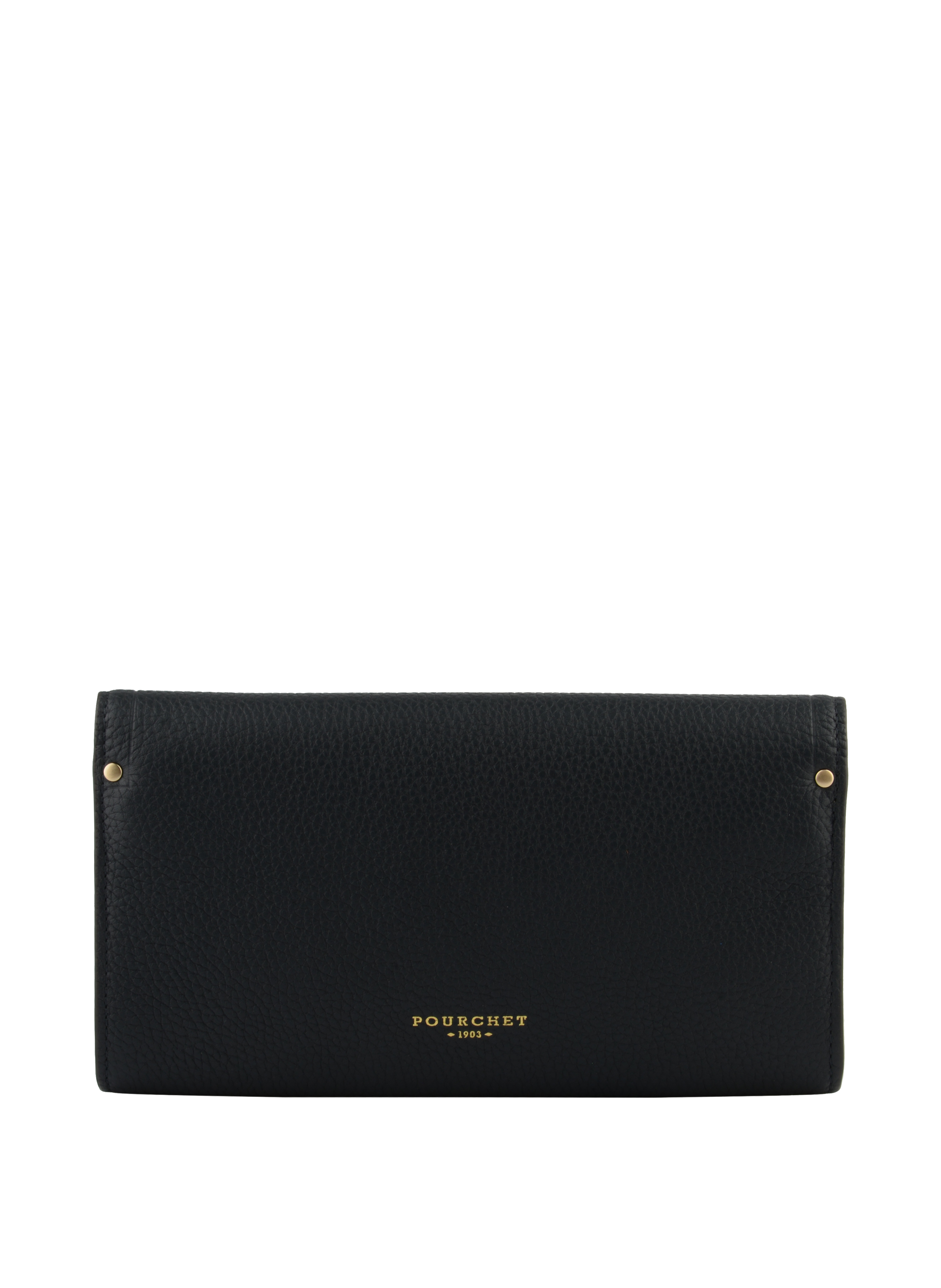 Calfskin leather shoulder bag Blue