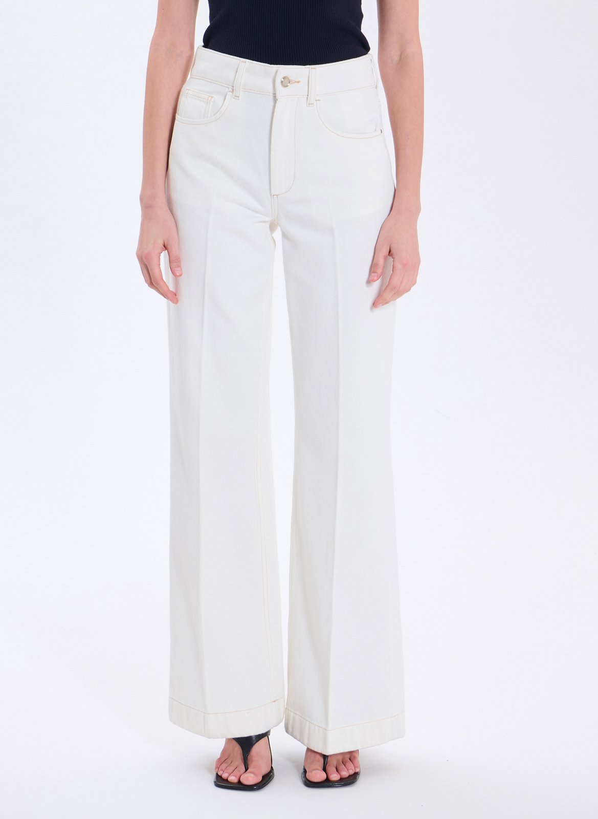Bootcut-Jeans ZAPA Weiss