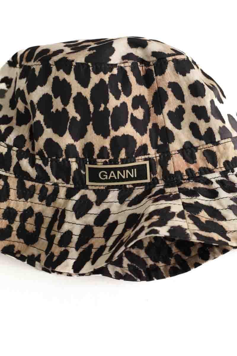 Bucket hat GANNI - Seconde Main Beige