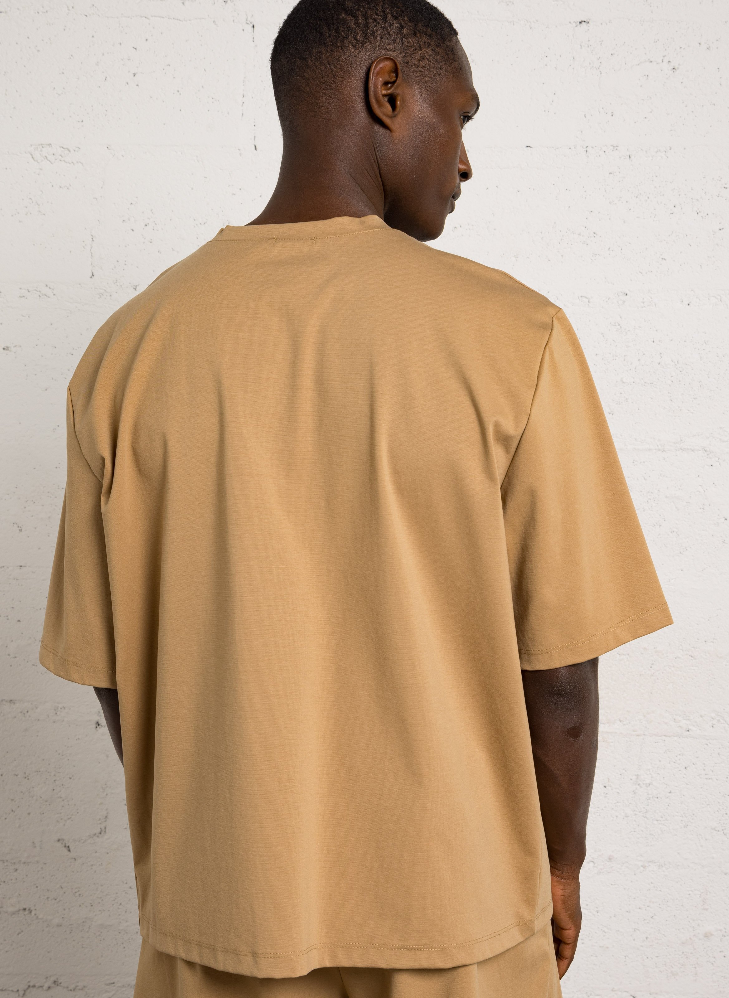 Gestreept T-shirt in marinelook met lange mouwen IMPERIAL Beige