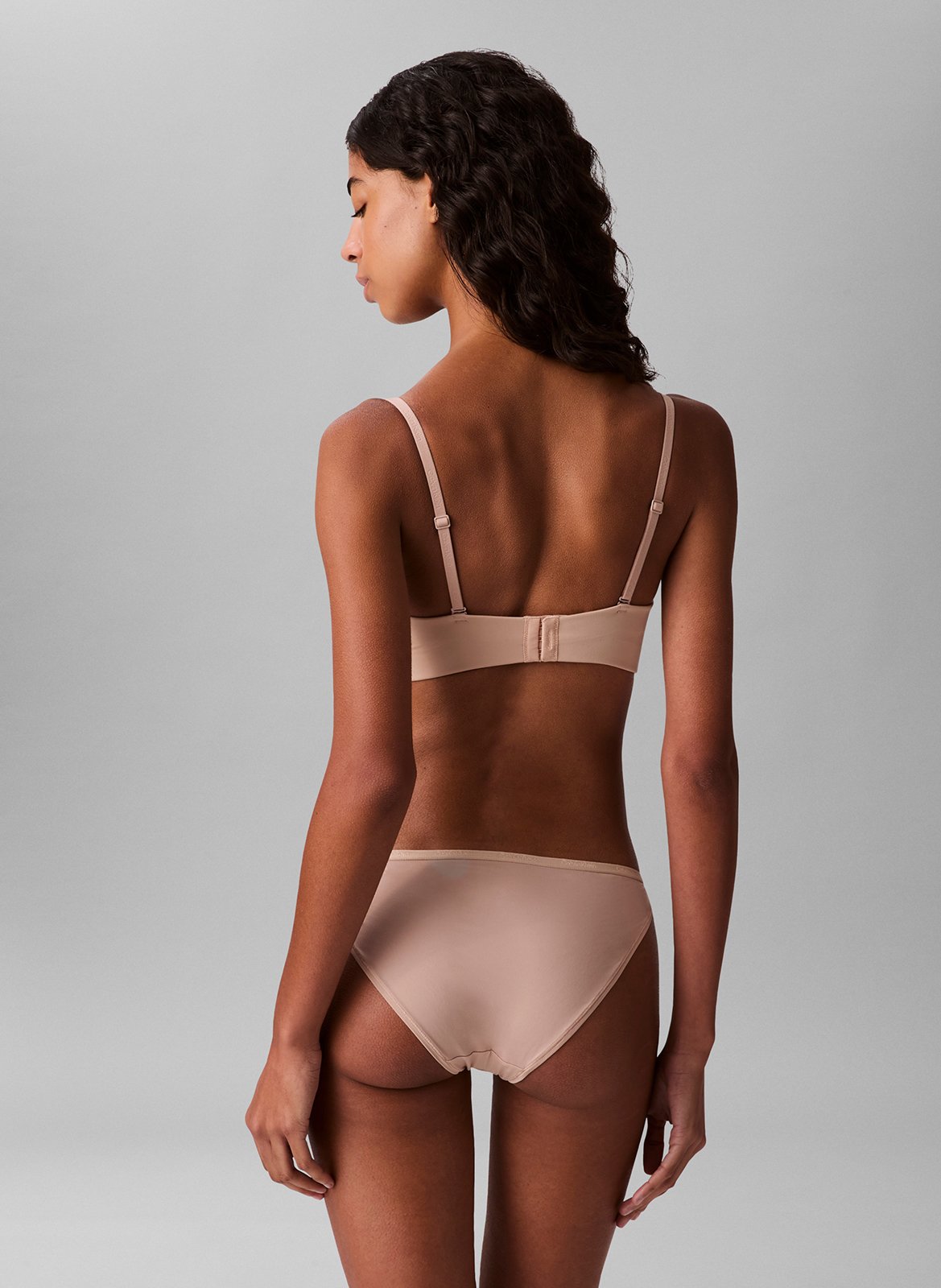Bra with removable straps CALVIN KLEIN UNDERWEAR Brown