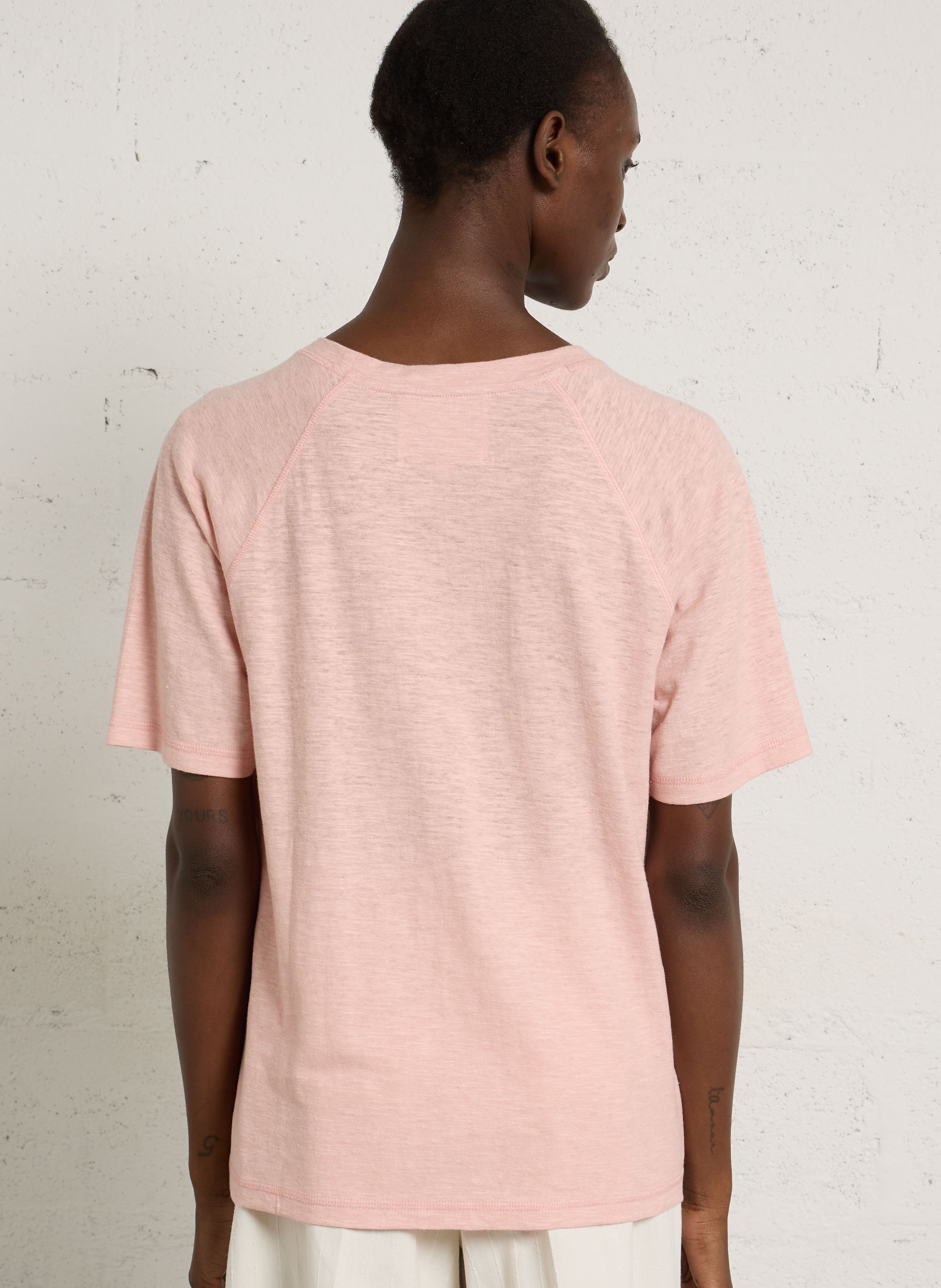 Cotton T-shirt MAISON 123 Pink