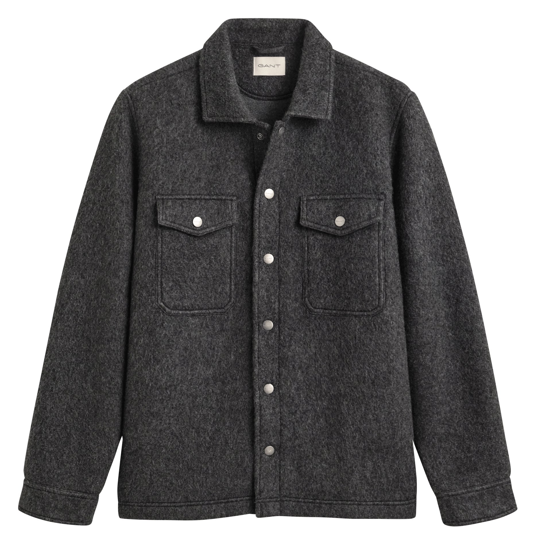 Veste droite col classique boutonnée GANT Gris