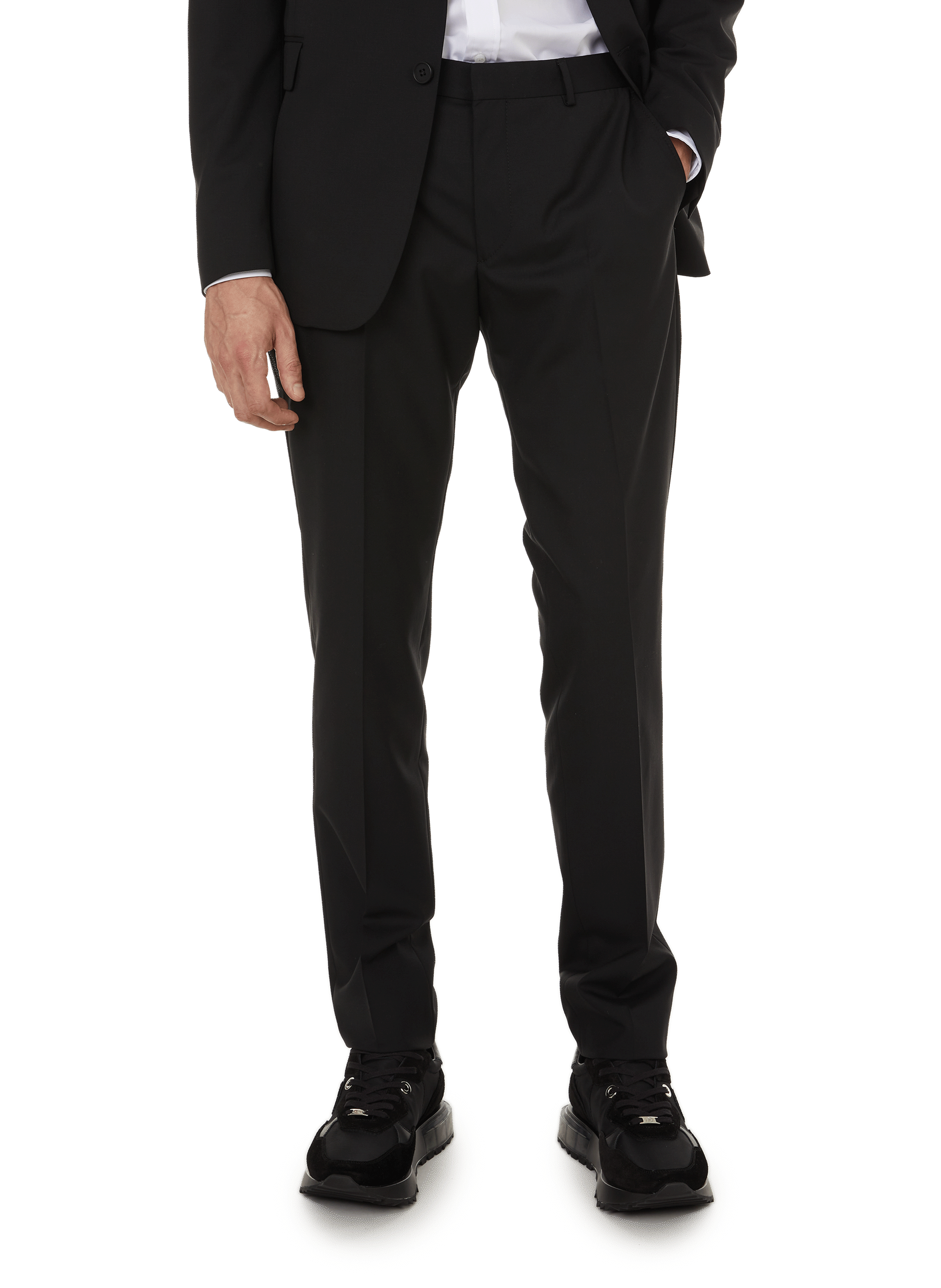 Wool Caph Pants SAISON 1865 Black