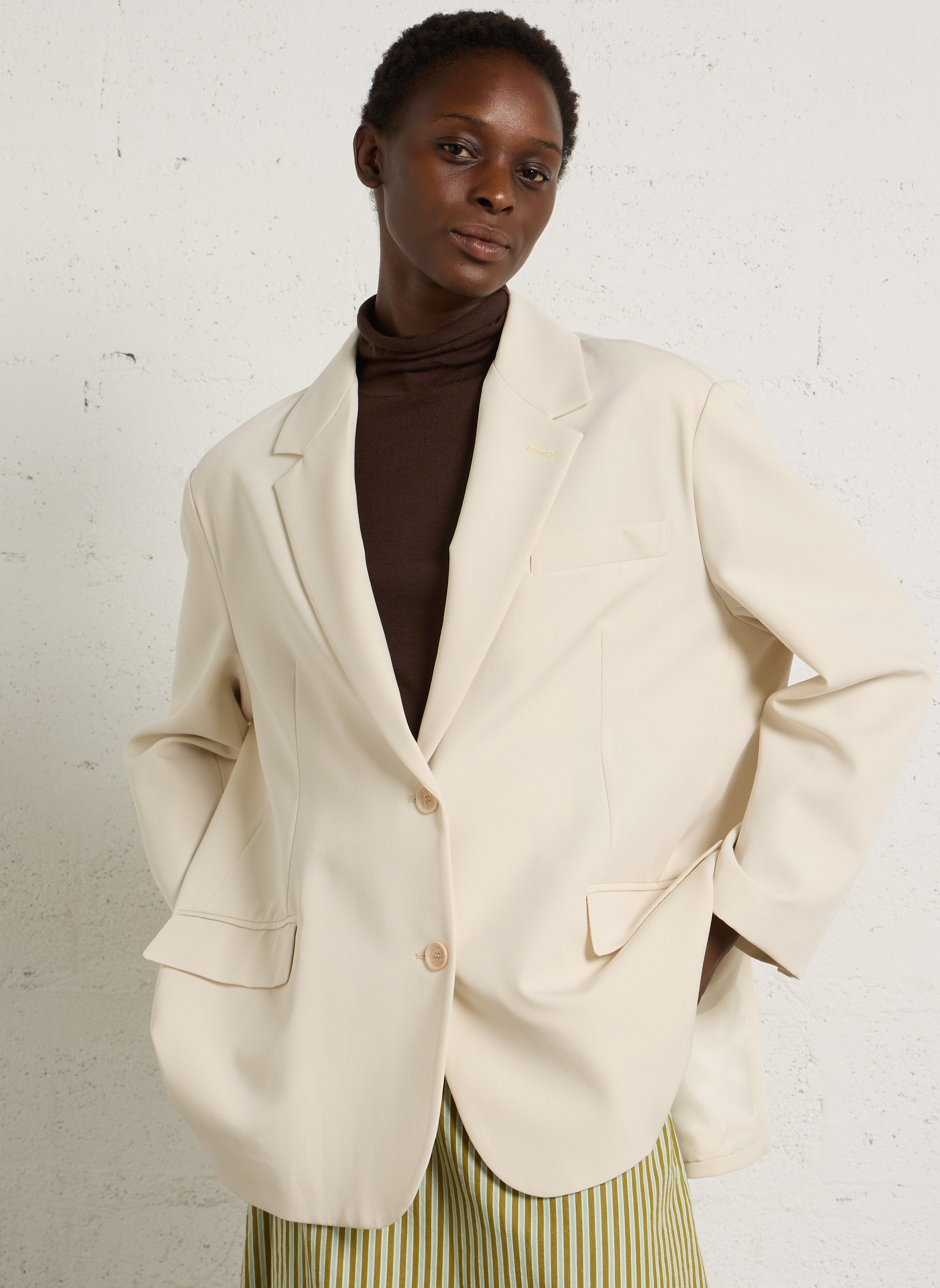 Veste blazer ample IMPERIAL Beige