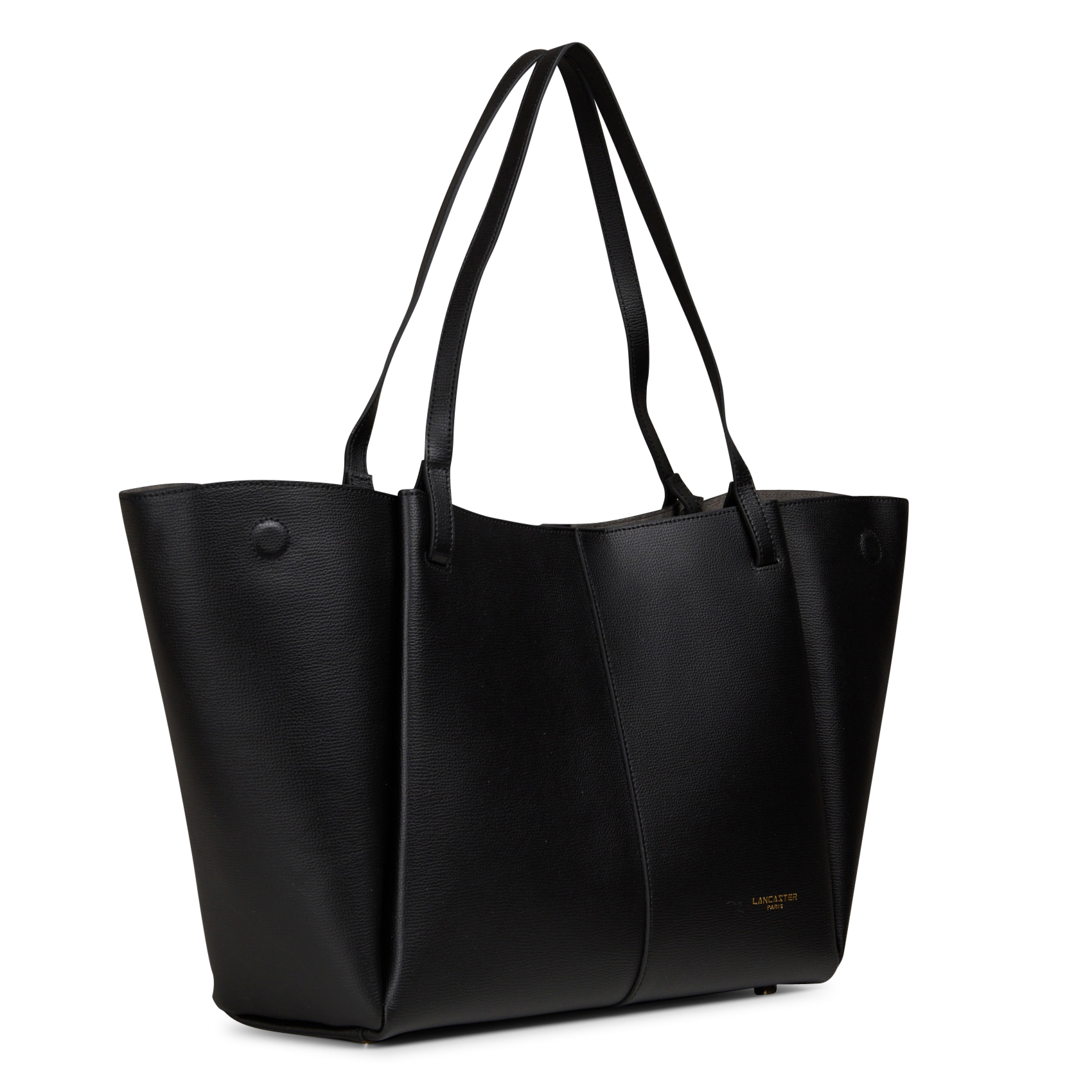 Shopper aus Leder LANCASTER PARIS Schwarz
